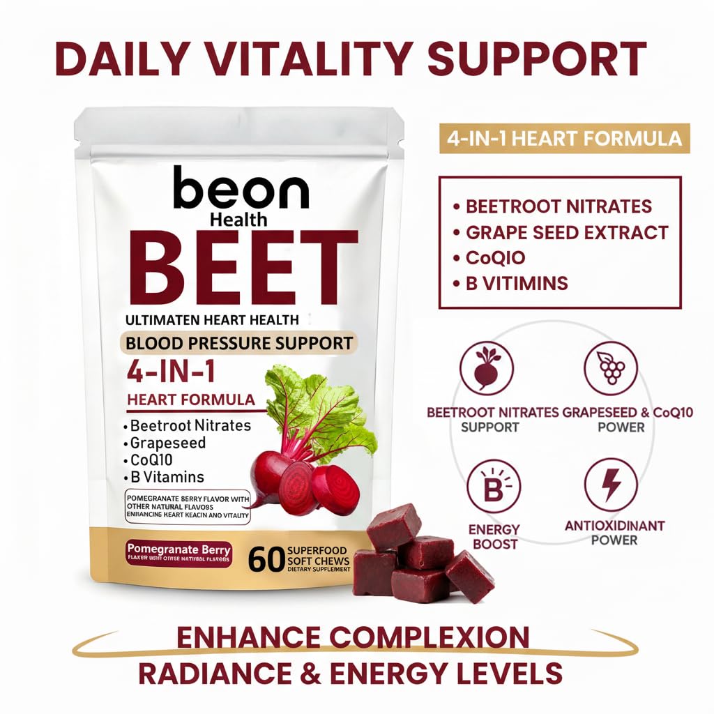 Beon Health Beetroot Chews Capsule 60 Count