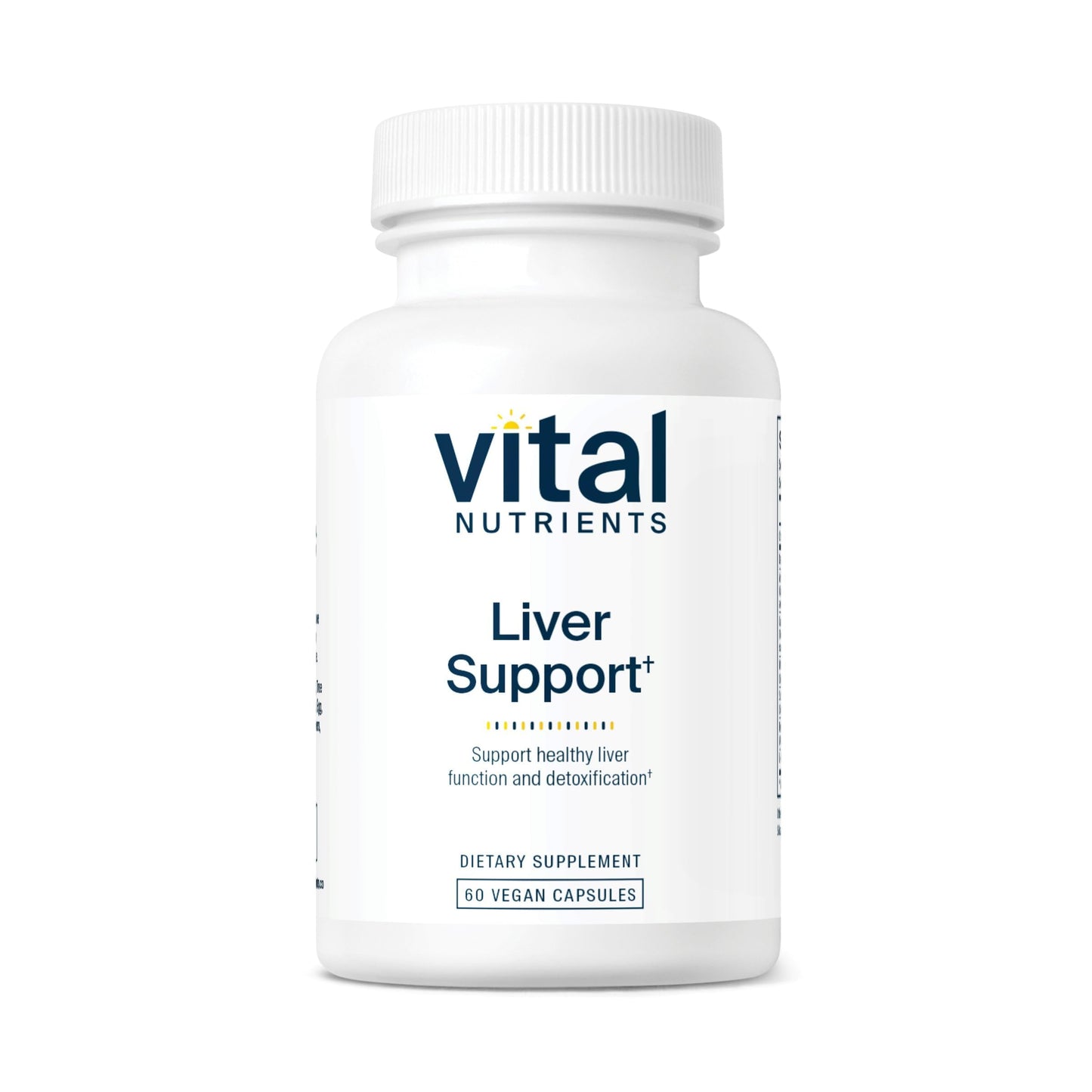 Vital Nutrients Liver Support Milk Thistle and Curcumin 60 Capsules