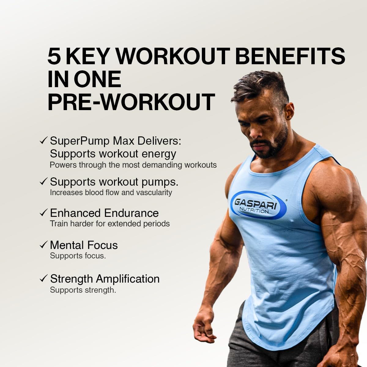 Gaspari Nutrition SuperPump MAX Pre-Workout Powder, 40 Servings, Orange Cooler