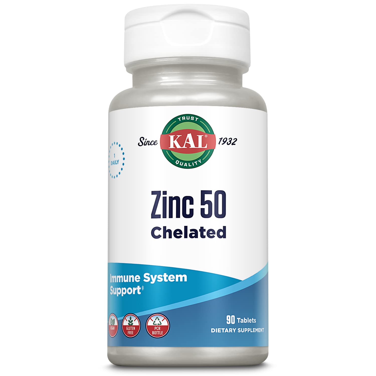 KAL Zinc 50mg Amino Acid Chelate Capsule, 90 Capsules