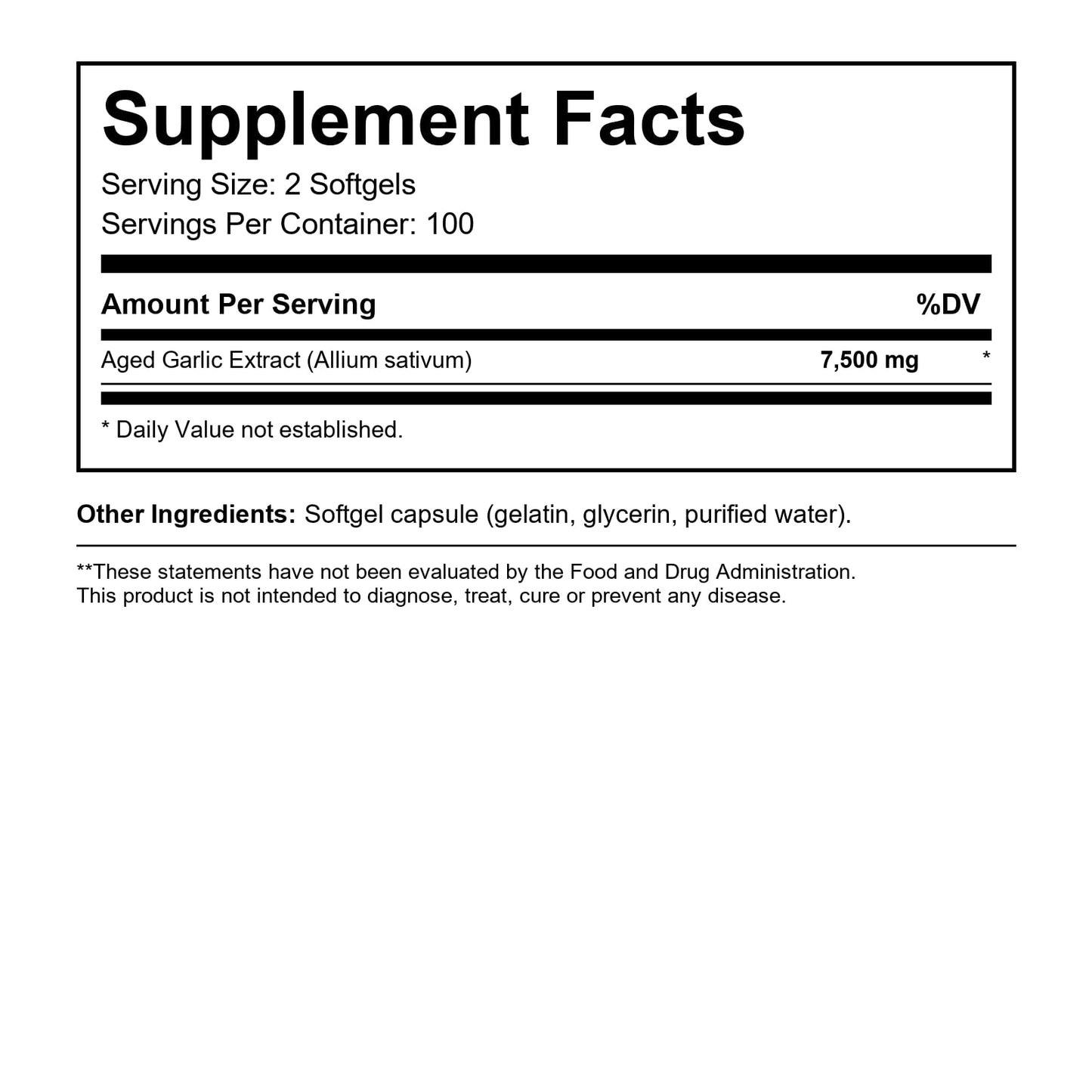 PKPPKP Nuvapure Aged Garlic Extract Odorless Softgels, 200 Softgels