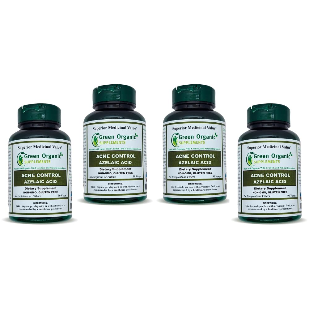 Green Organic Supplements Acne Azelaic Acid 90 Capsules