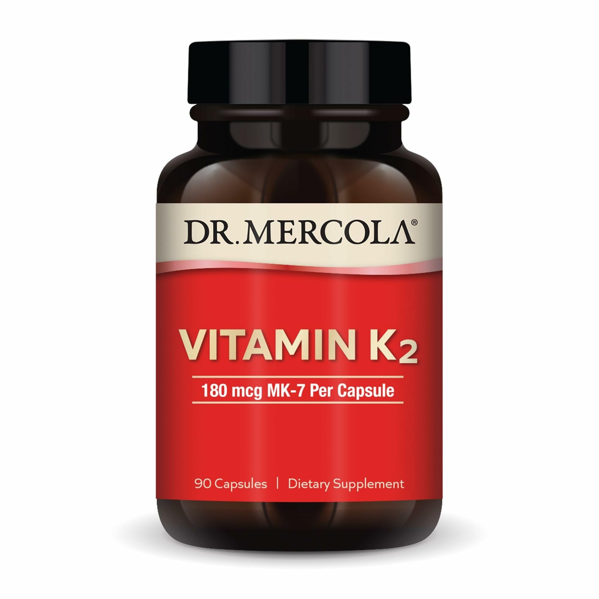Dr. Mercola Vitamin K2-180 mcg Vitamin K2 as MK-7, 90 Capsules