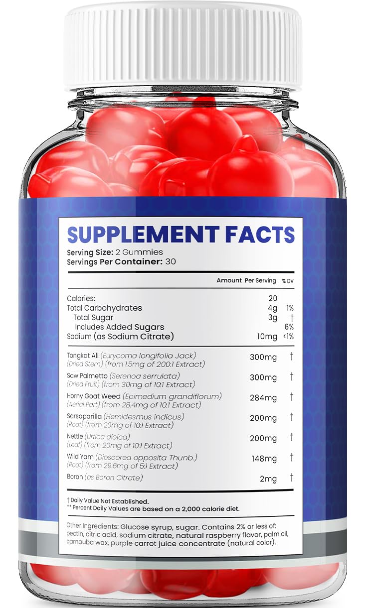 Indelo Macho Power Gummies for Men 60 Count
