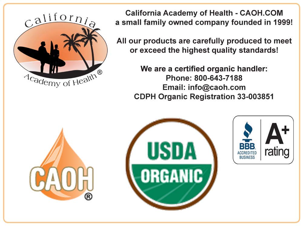CALIFORNIA ACADEMY OF HEALTH Coral Calcium Capsules, 100 Capsules