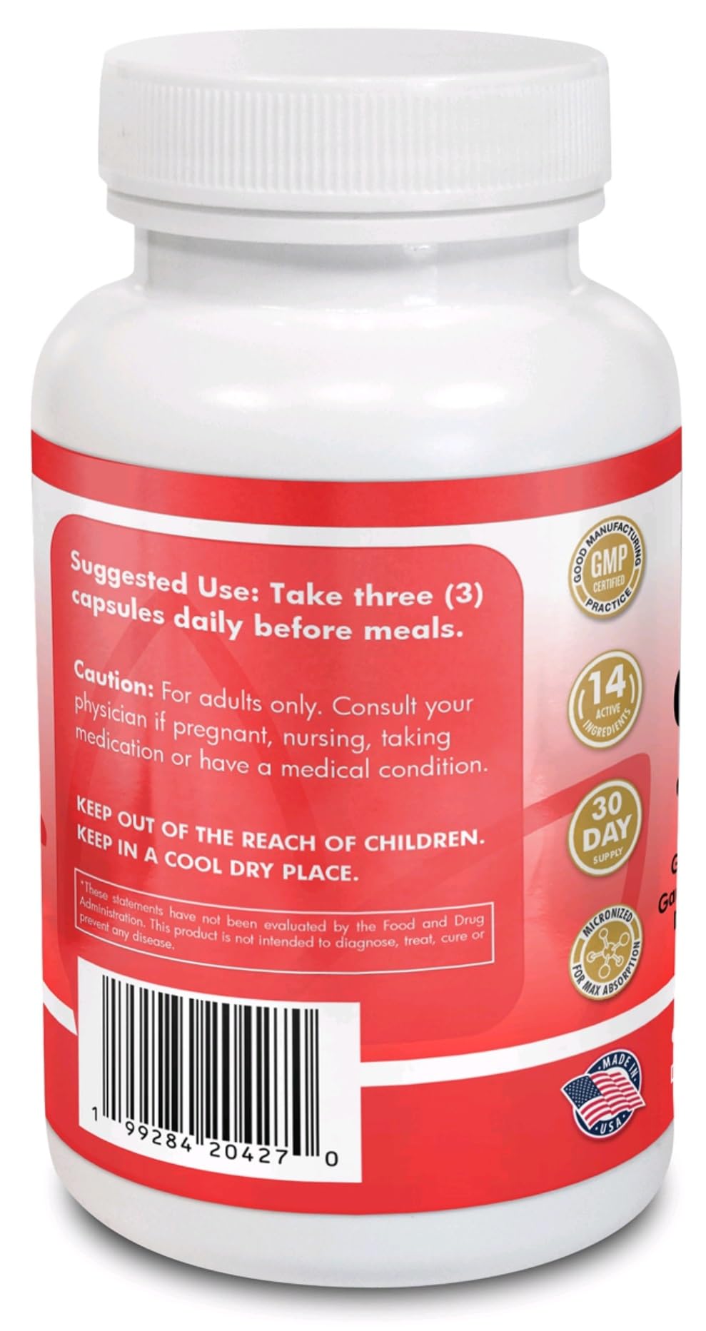Main Products Circulation & Vein Support Supplement Capsule, 90 Capsules