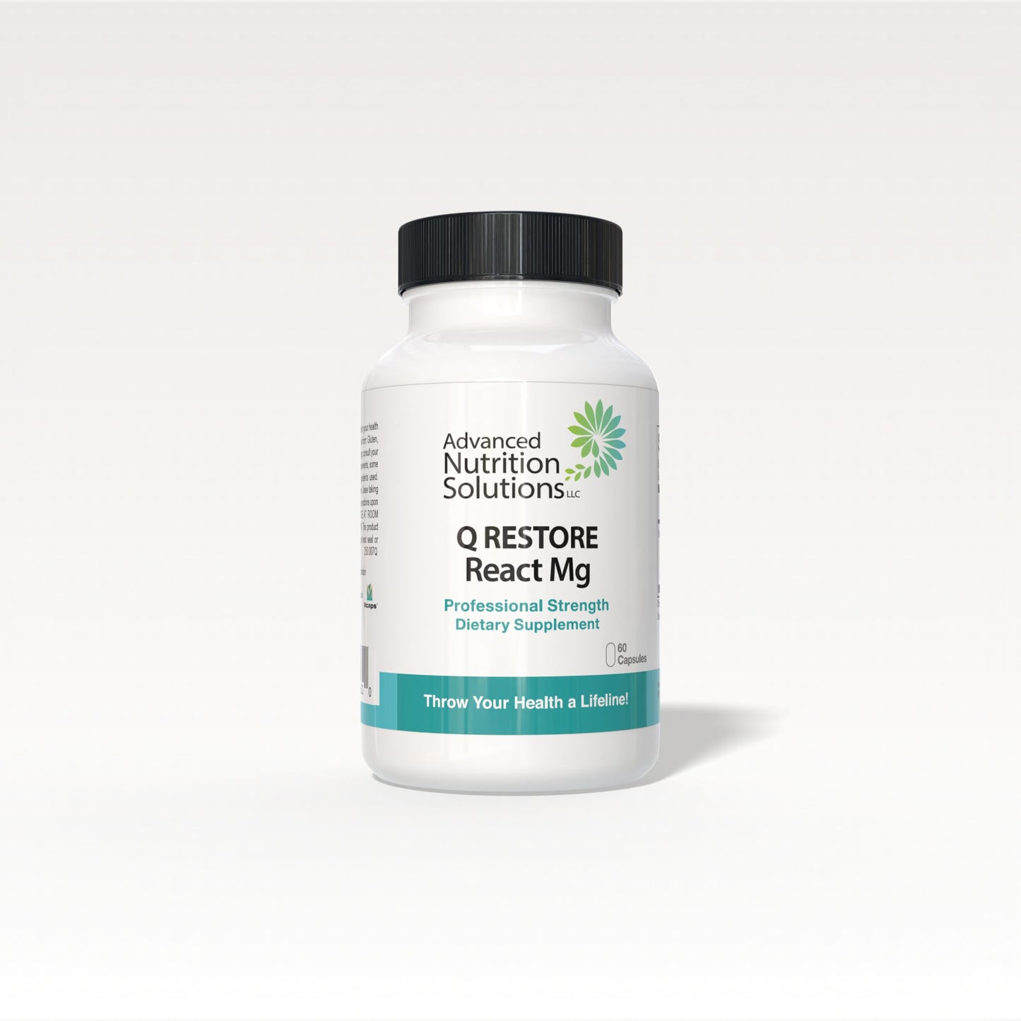 Advanced Nutrition Solutions LLC Q Restore React Mg 60 Capsules