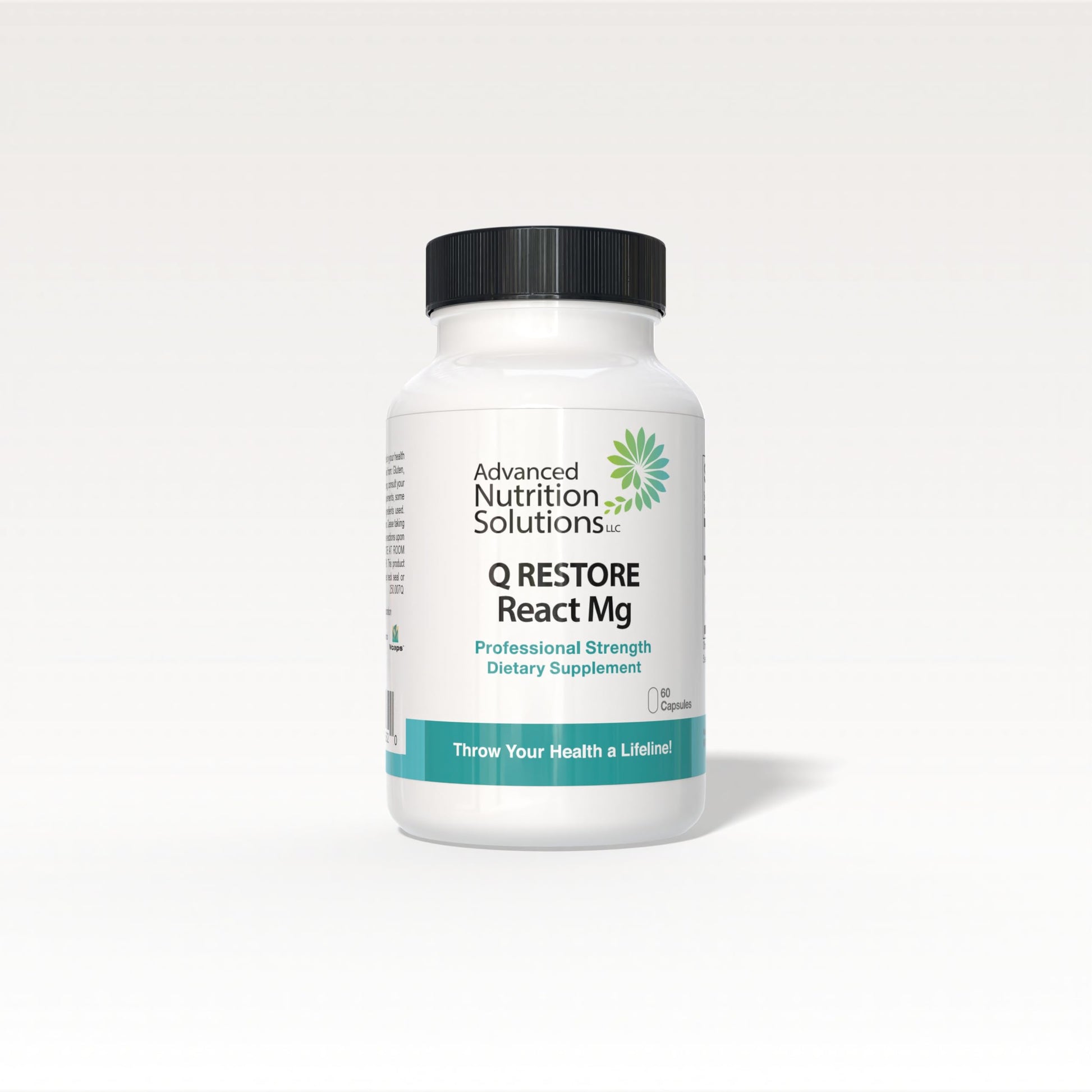 Advanced Nutrition Solutions LLC Q Restore React Mg 60 Capsules