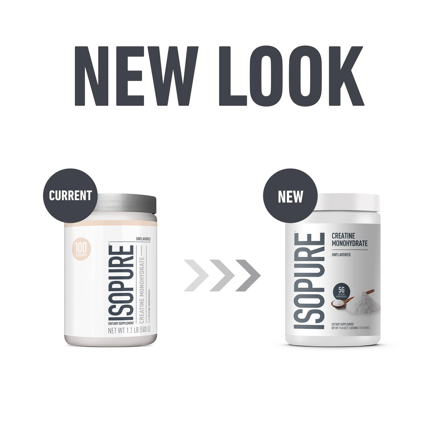 Isopure 100% Pure Creatine Monohydrate Powder 35.2 oz Pack of 2