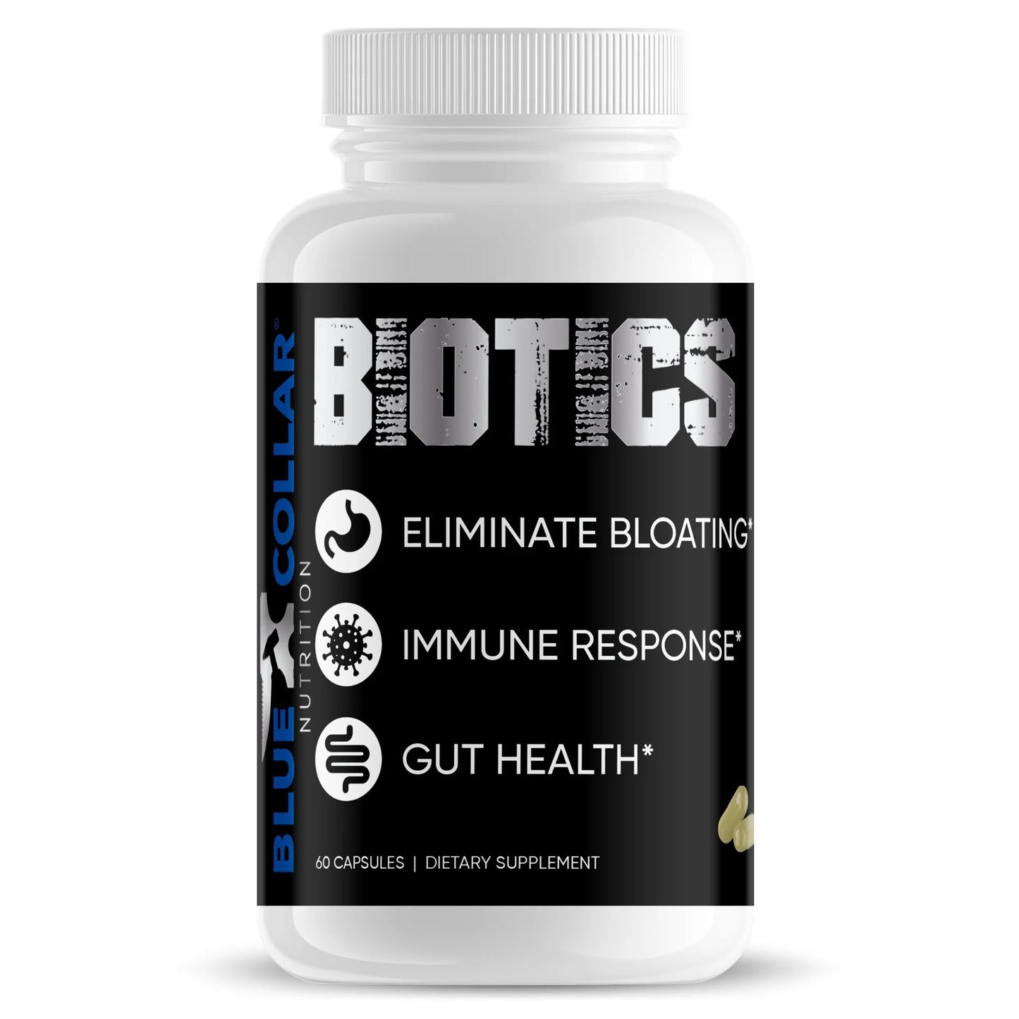 Blue Collar Nutrition Biotics 40 Billion CFU 60 Capsules
