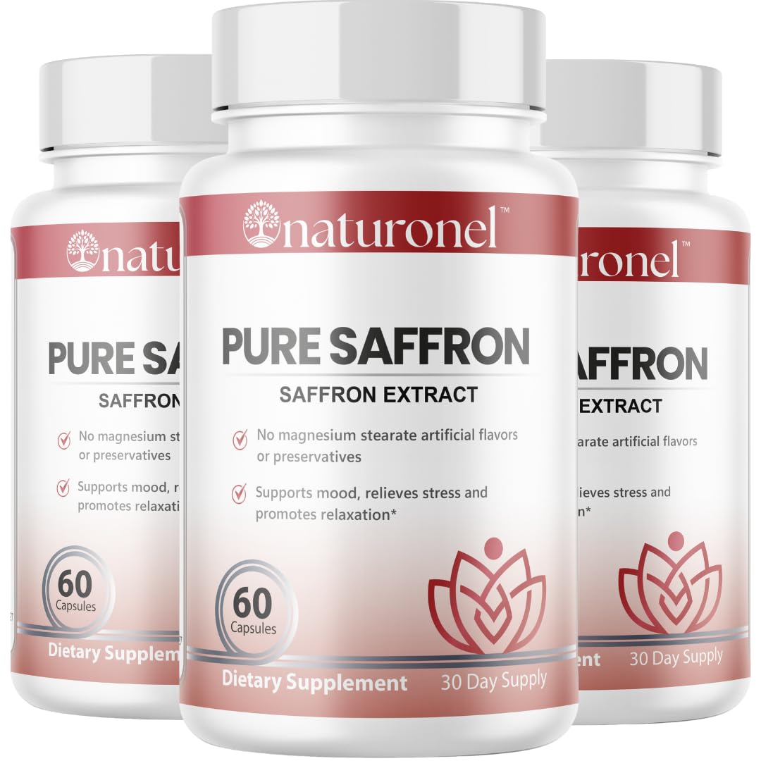 Naturonel Saffron Extract Capsules 60 Count