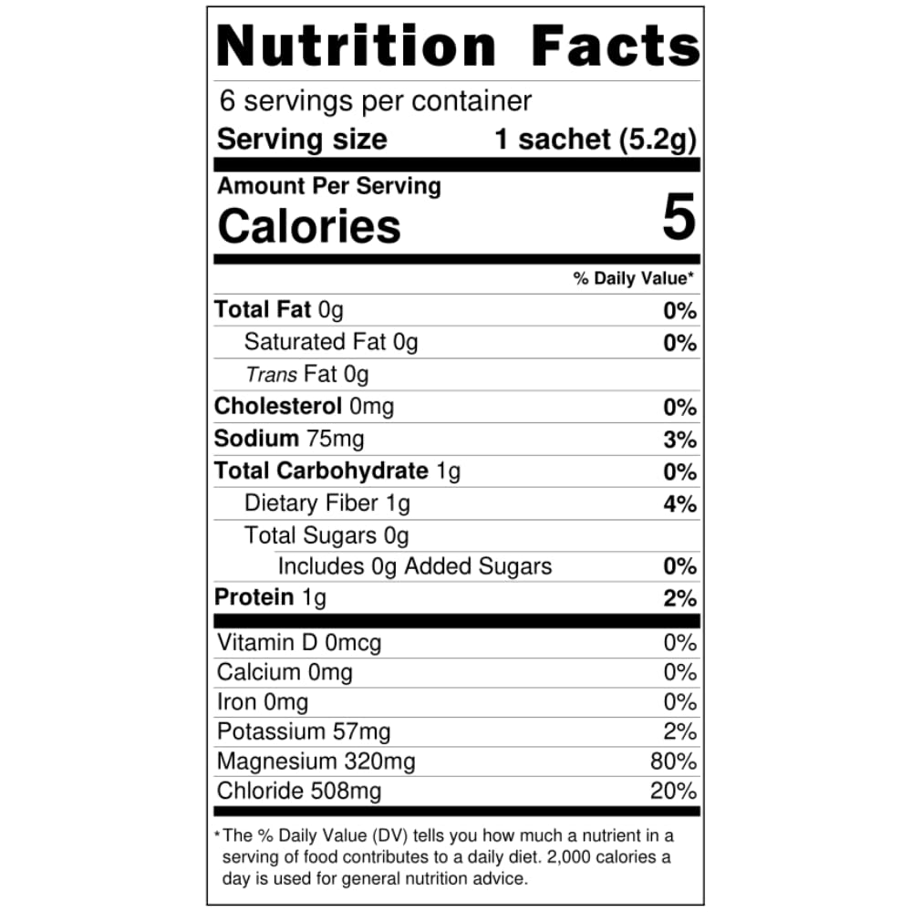 AquaVIVE Sugar Free Magnesium Electrolytes Powder - Lemon Delight, Stevia Sweetened, Powered by Sea Minerals, Real Organic Lemon Juice - Low Sodium Electrolyte Powder Packets 1.08 Ounce