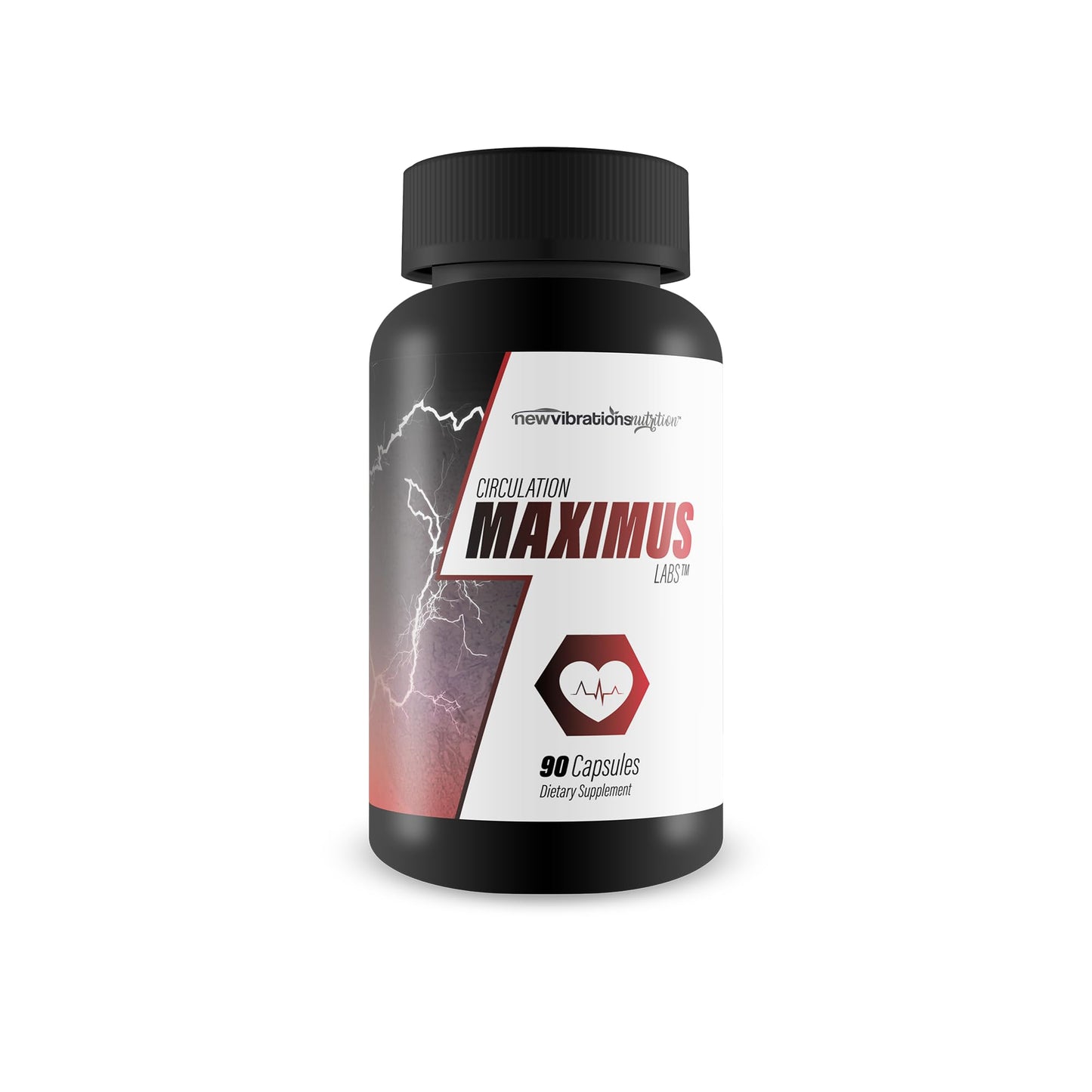 New Vibrations Nutrition Circulation Maximus Labs Capsule 90 Count