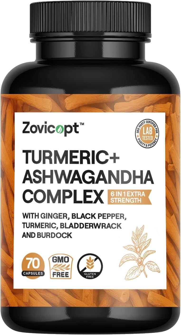 Zovicopt Ashwagandha Supplement Capsule 70 Count