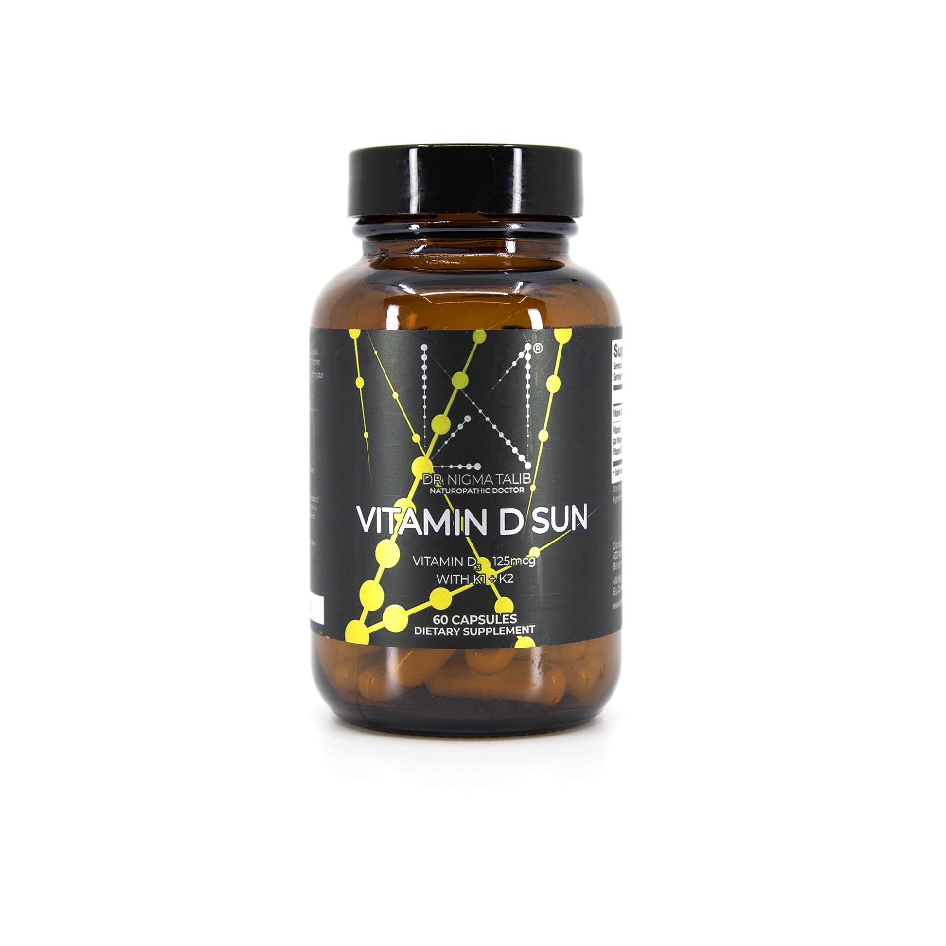 DR. NIGMA Vitamin D 5000iu with K1 + K2, 60 Capsules