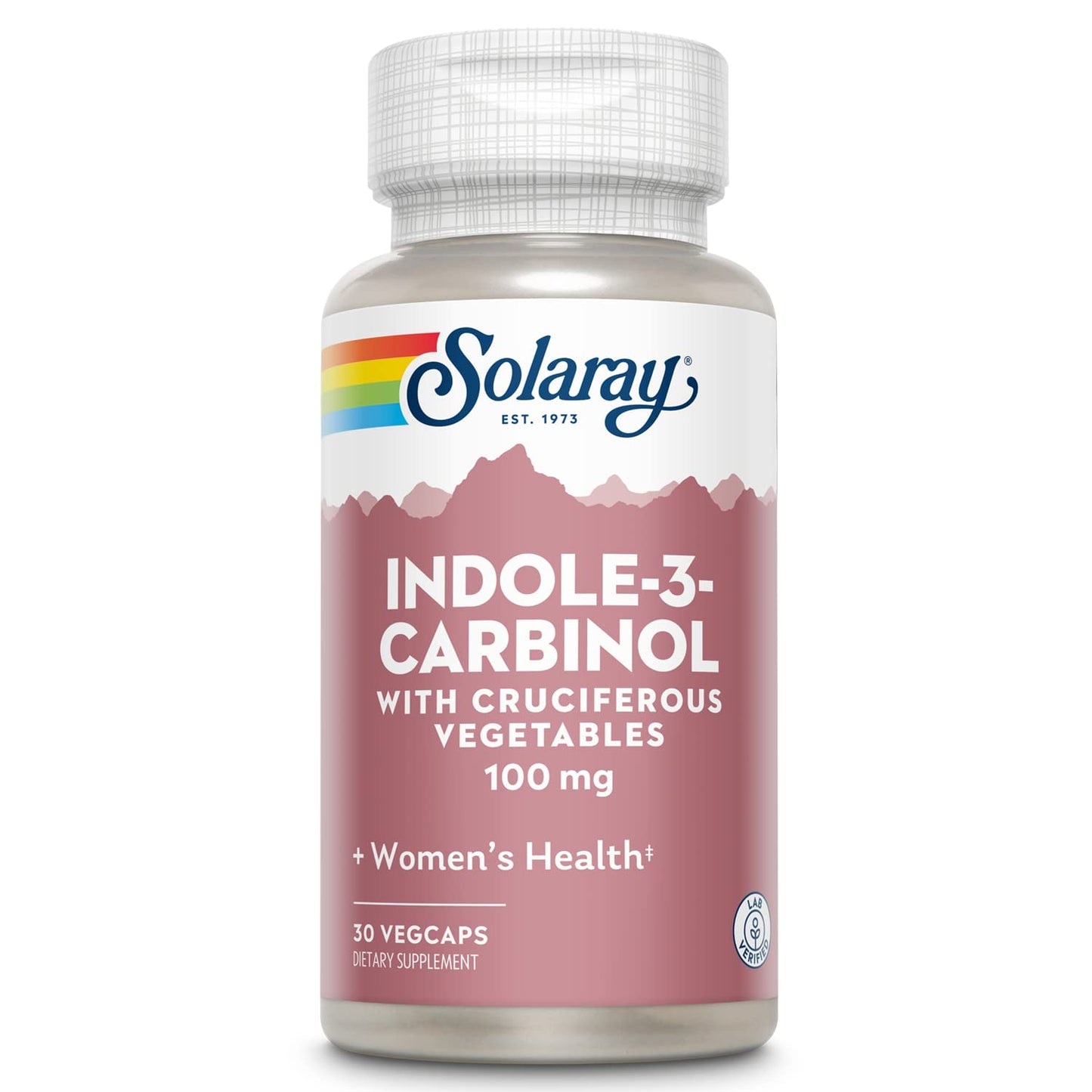 SOLARAY Indole-3-Carbinol 100mg Capsule, 30 Count