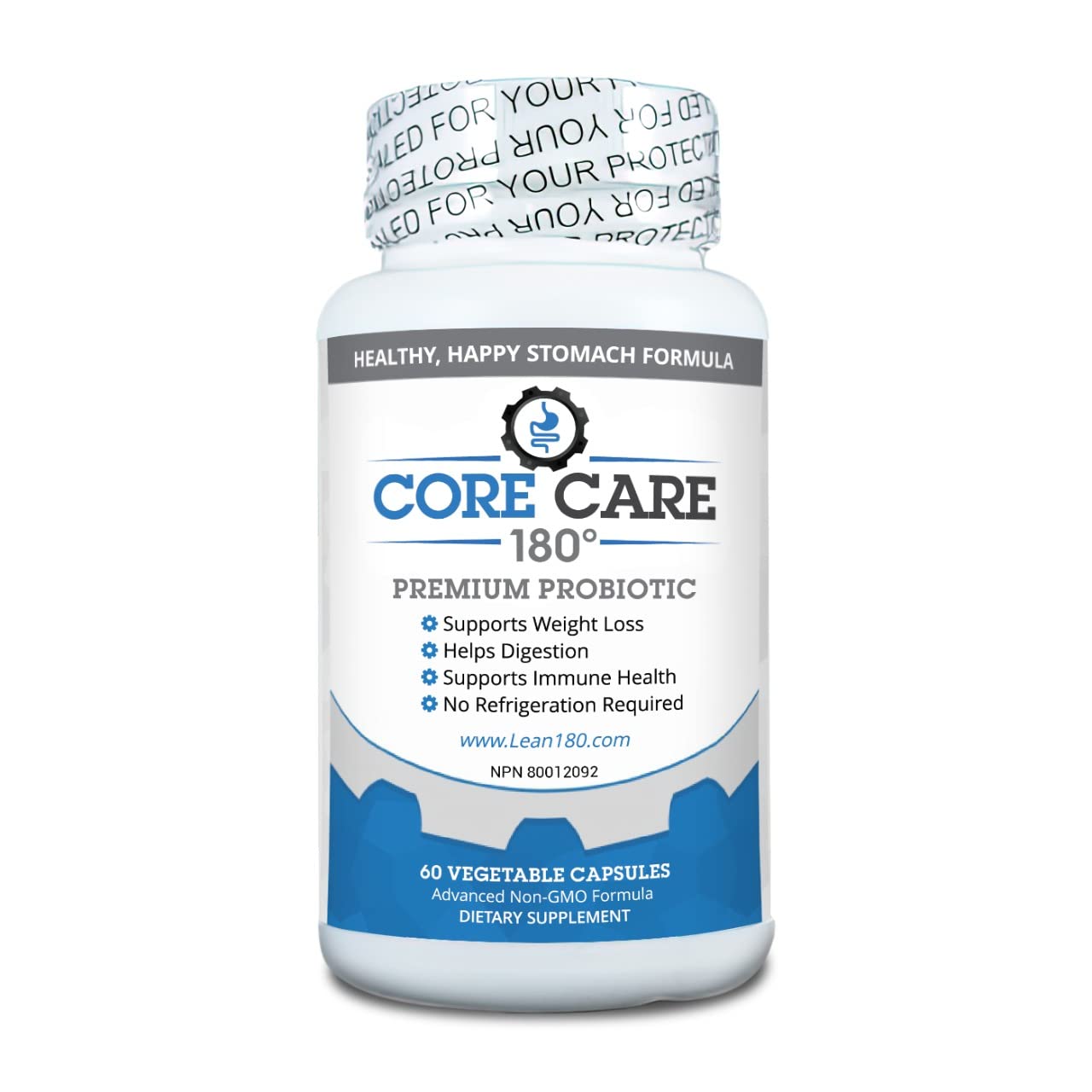 Lean 180 Best Probiotics for Gut Health Men and Women Capsule, 1 Count