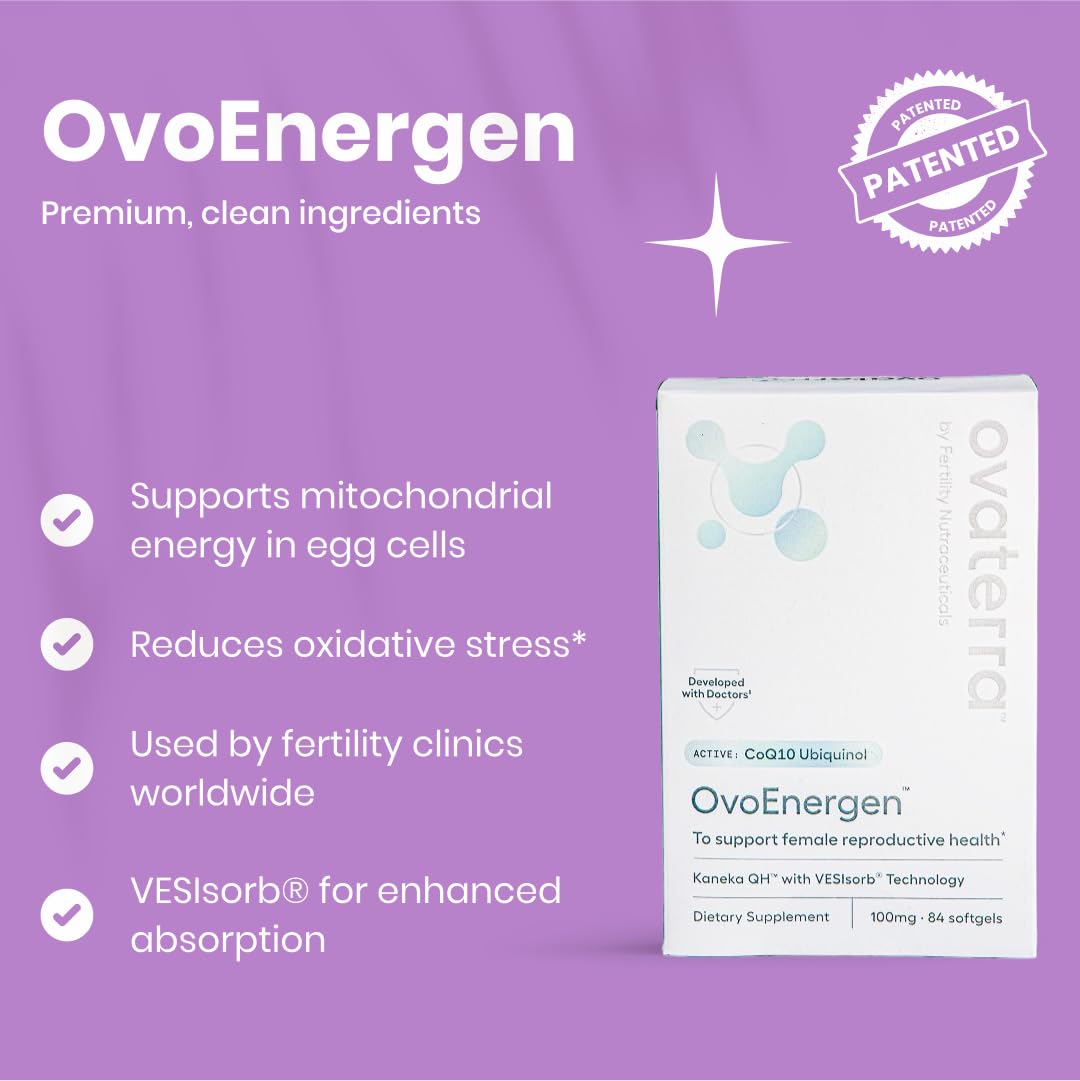 Ovaterra OvoEnergen CoQ10 Softgels 84 Count
