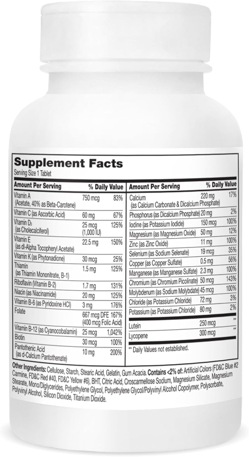 21st Century Sentry Senior 50+ Tablets, 125 Count (Pack of 3)