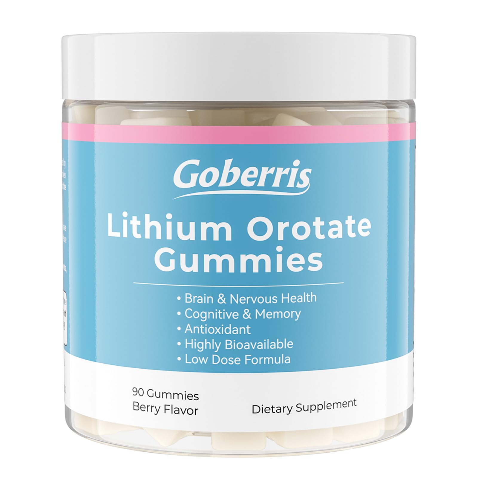 Goberris Lithium Orotate Gummy 90 Count