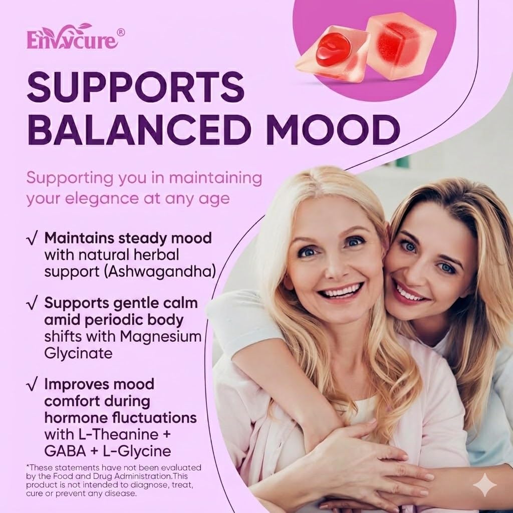 EnvyCure Myo-Inositol & D-Chiro Inositol Gummies for Women & Glp-1 Users, 40:1 Ratio, 60 Count
