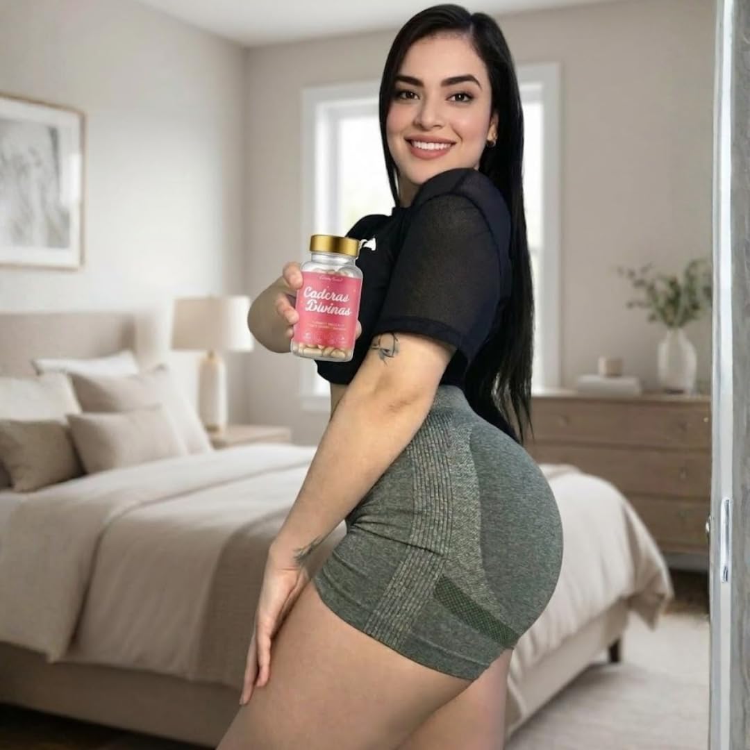 Curvy Fruit Caderas Divinas: Bigger Booty & Wider Hips – Aguaje + Maca Pills with Moringa & Saw Palmetto – 4 Super Ingredients for Natural Curve Growth, 120 Capsules
