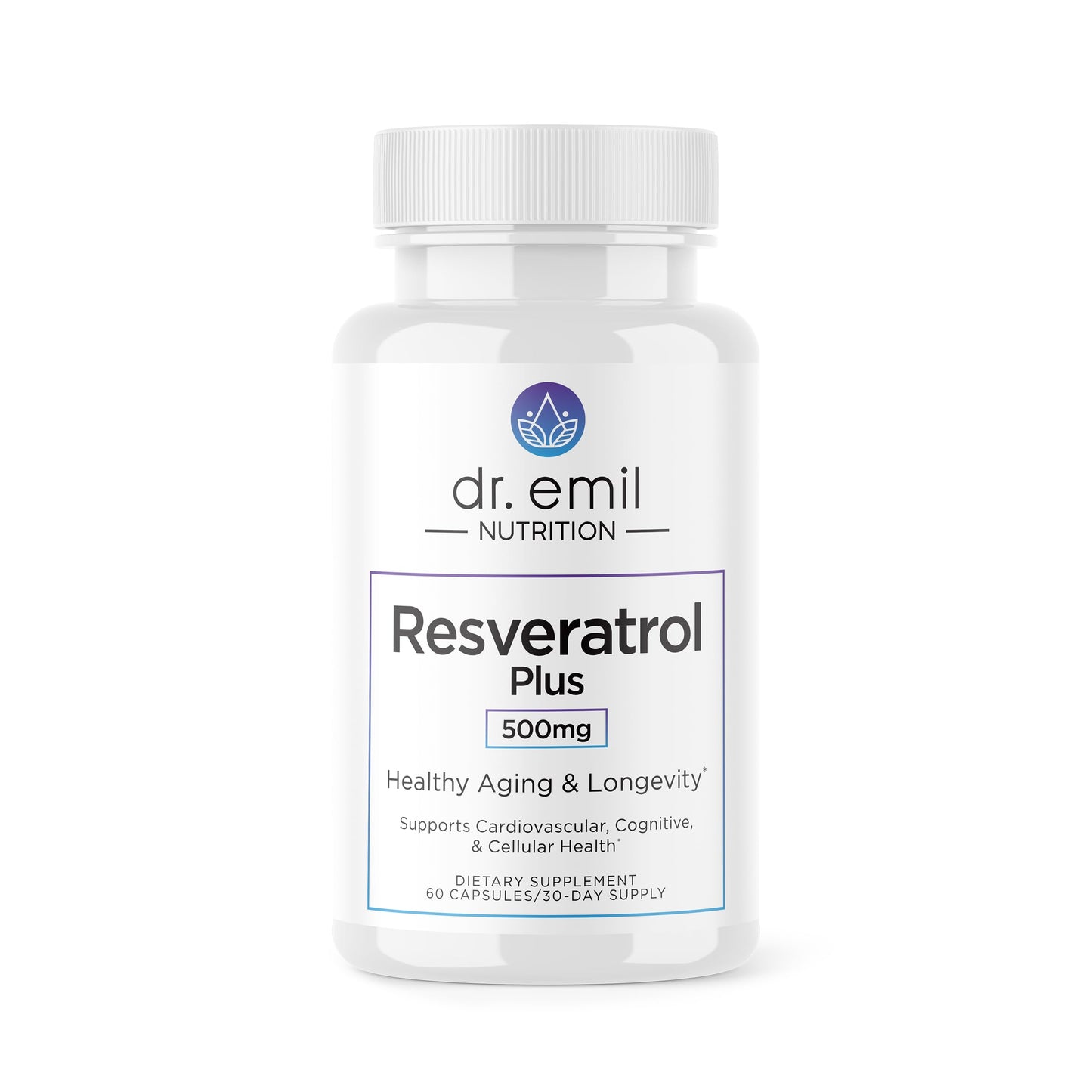 DR. EMIL NUTRITION Resveratrol Supplement 60 Capsules