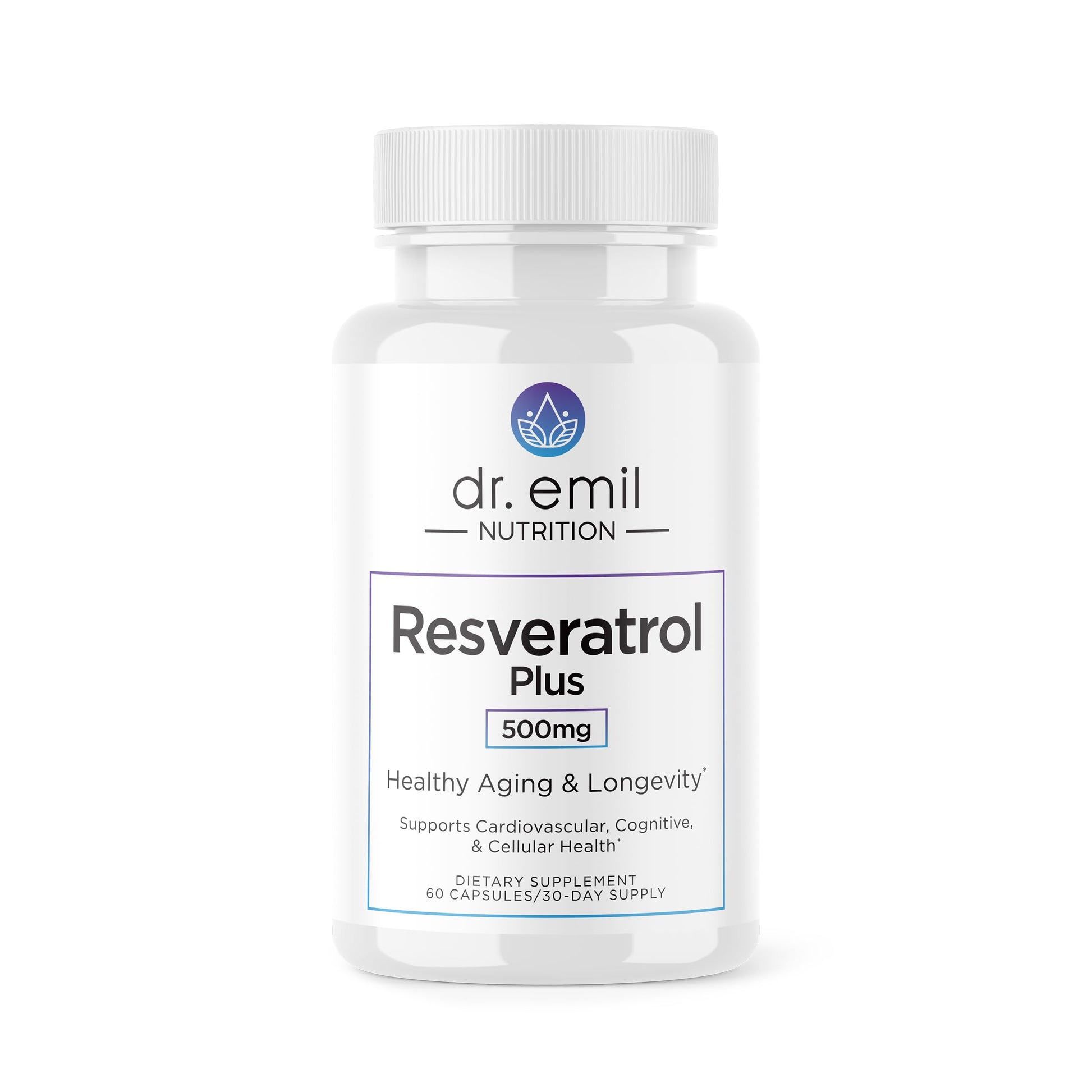 DR. EMIL NUTRITION Resveratrol Supplement 60 Capsules