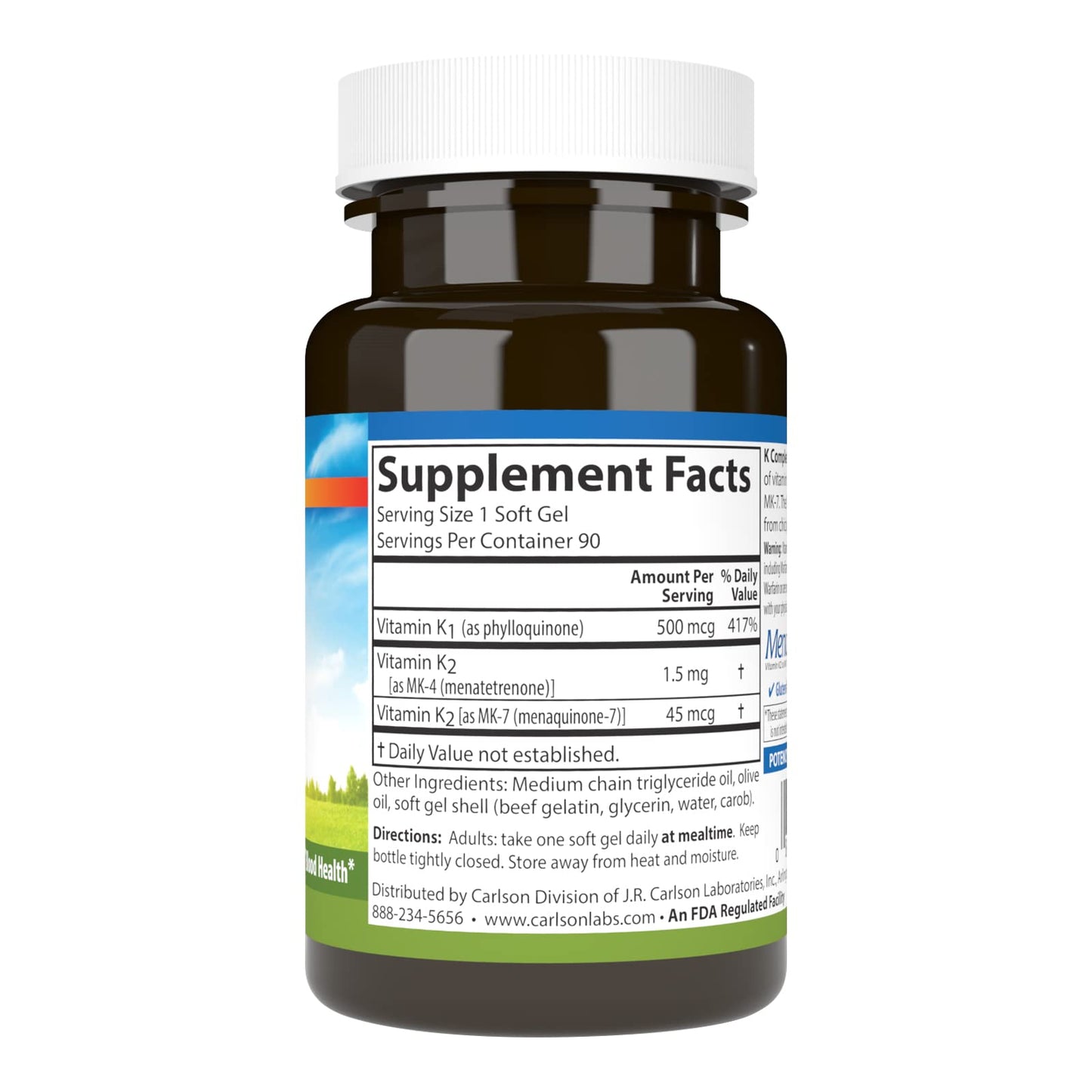 Carlson K Complete Softgels 90 Count