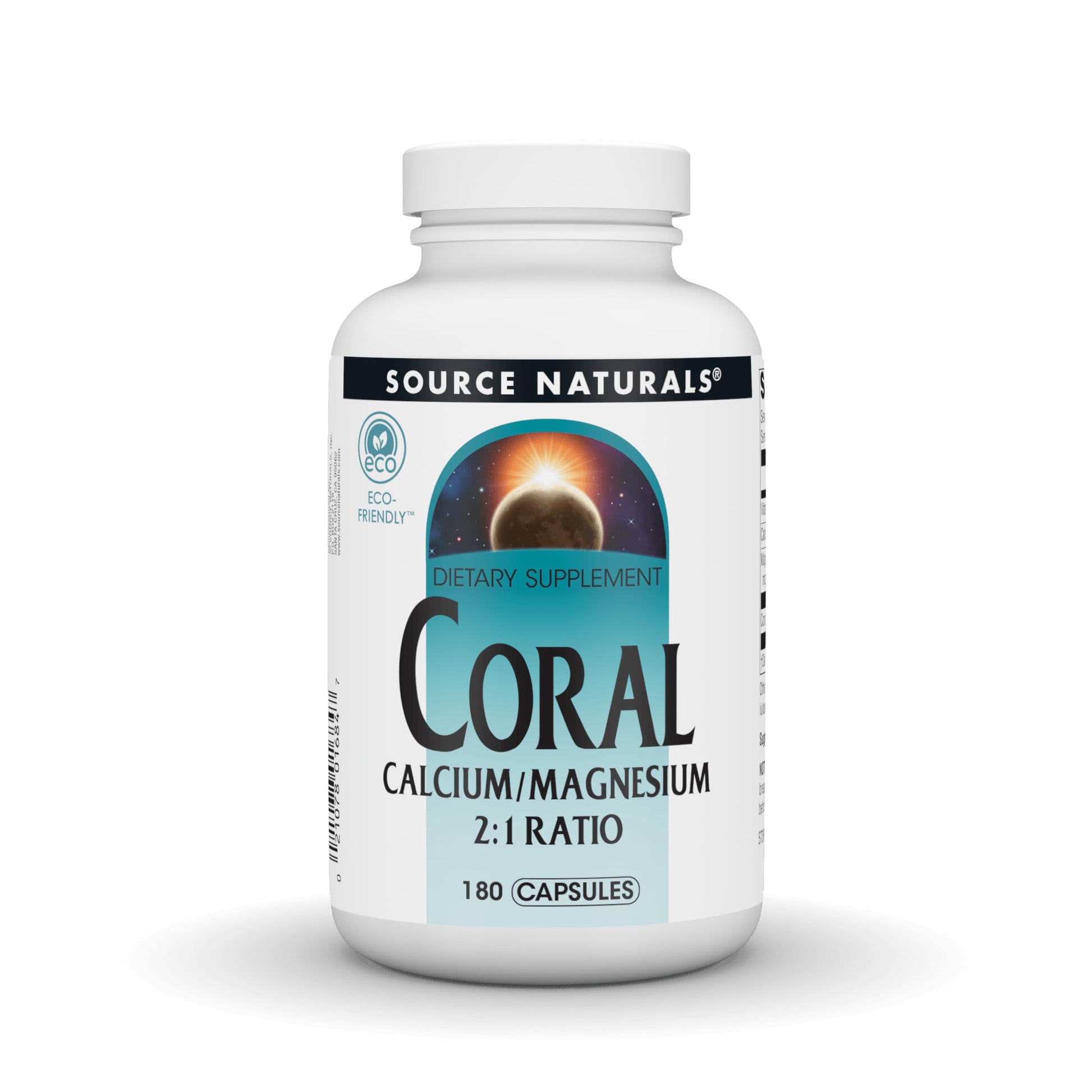 Source Naturals Coral Calcium/Magnesium 2:1 Ratio 180 Capsules