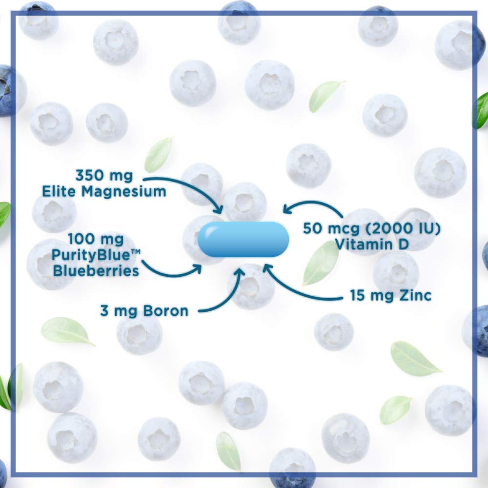 Purity Products MagBlue Magnesium Bisglycinate Buffered & More, 90 Tablets