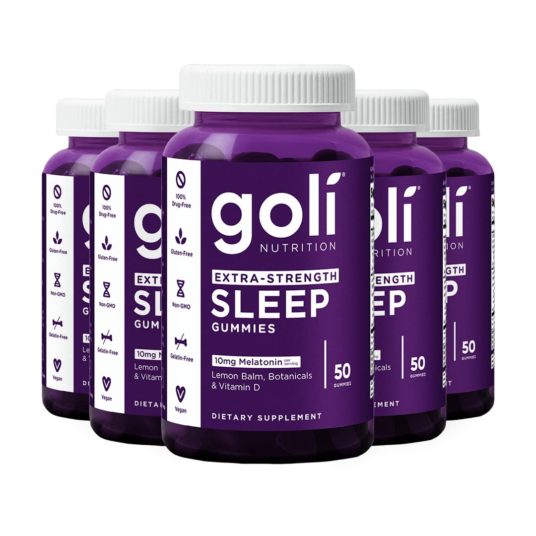 Goli Sleep Gummy Extra Strength Melatonin 10mg, 250 Count