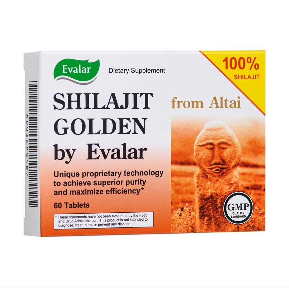Evalar Shilajit Golden Siberian Altai 60 Capsules