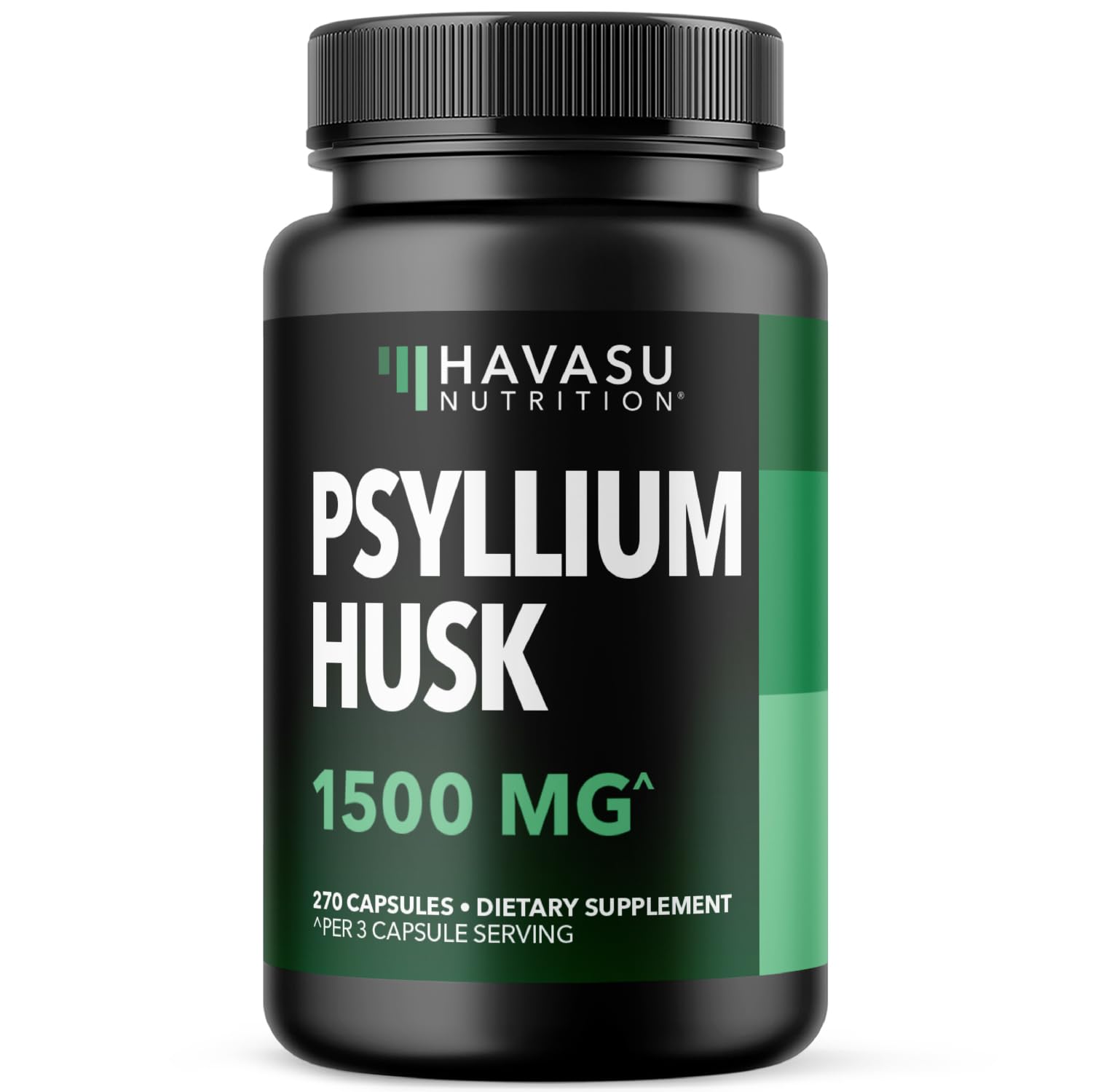 HAVASU NUTRITION Vegan Psyllium Husk Fiber Capsules, 270 Count