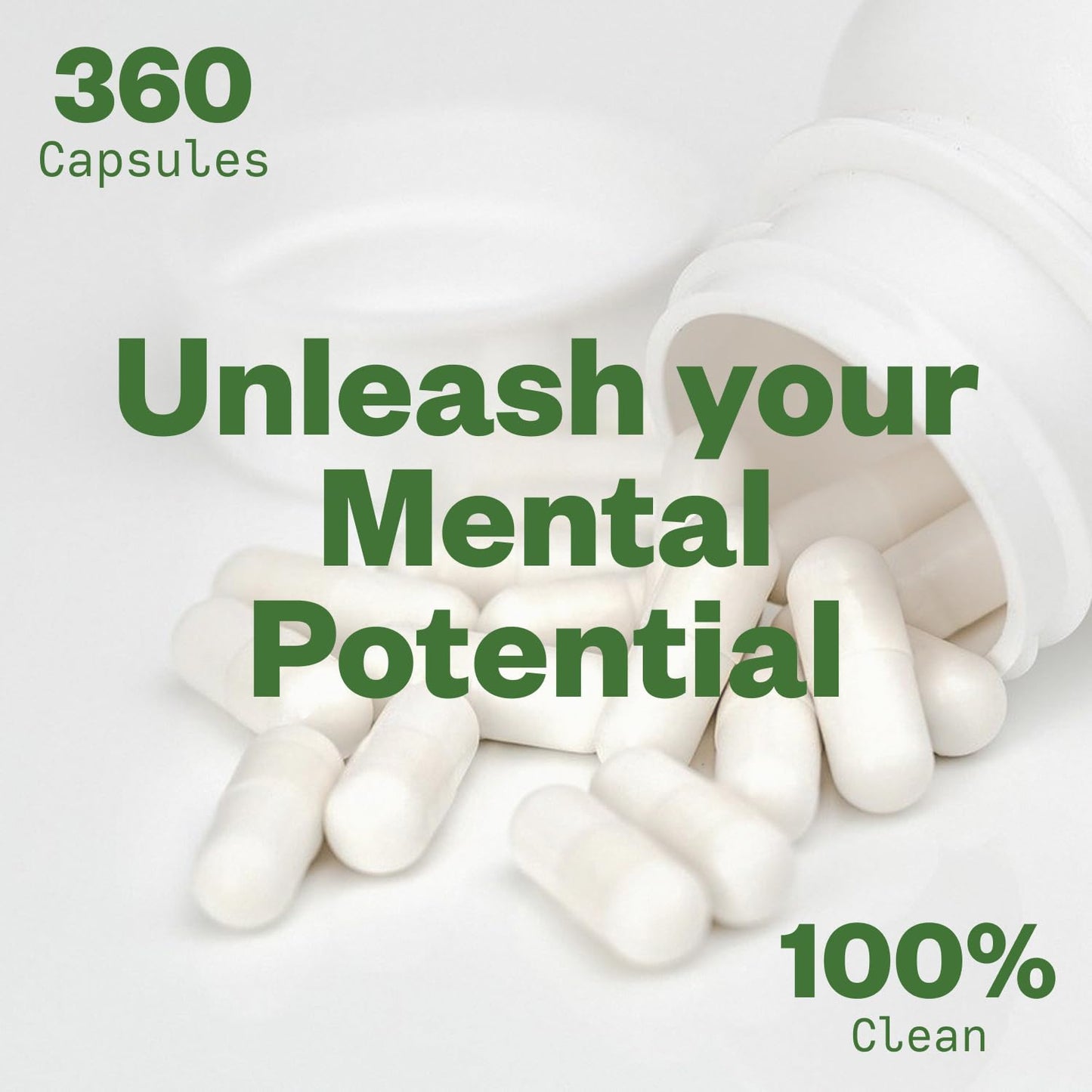 Purisure Caffeine Theanine Capsules, 360 Capsules
