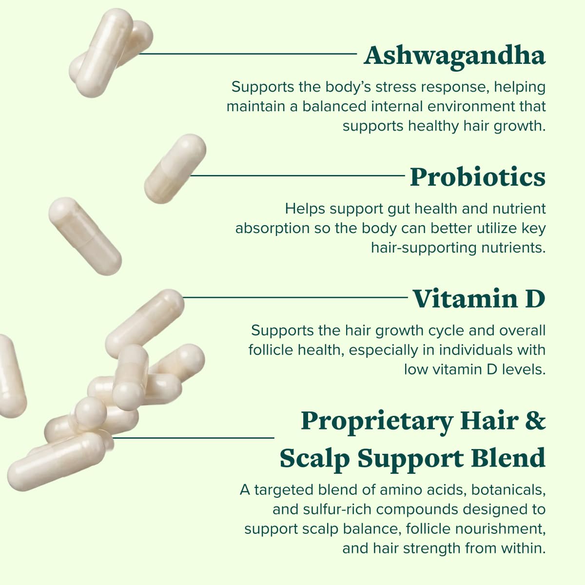 ALODIA Hair and Scalp Vitamins Capsule 90 Count