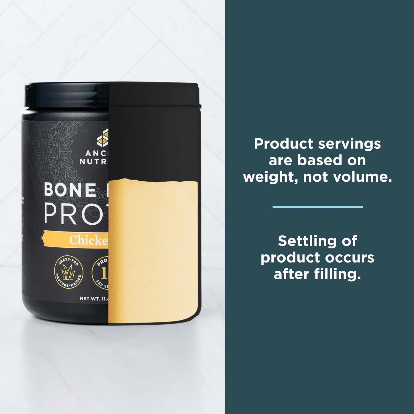 Ancient Nutrition Bone Broth Protein Powder, Chicken Soup, 11.4