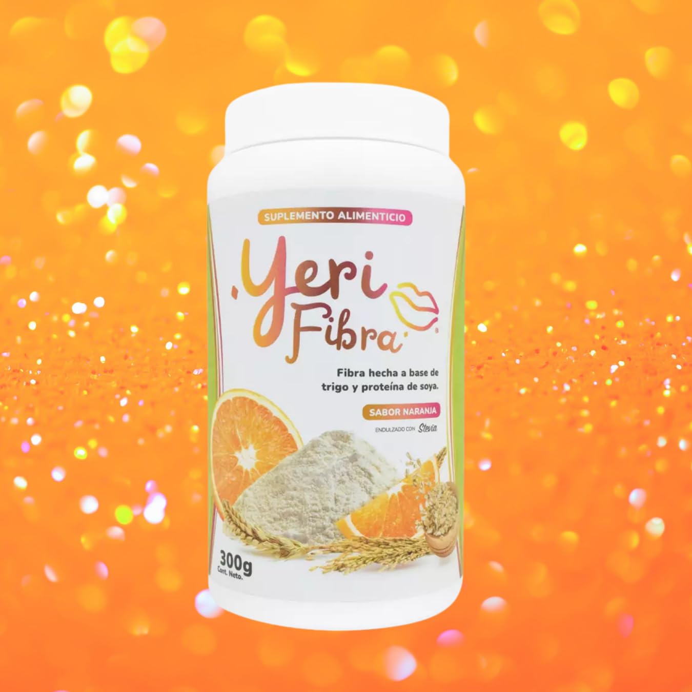 YERI FIBRA Daily Fiber Powder, Orange Flavor, 10 oz