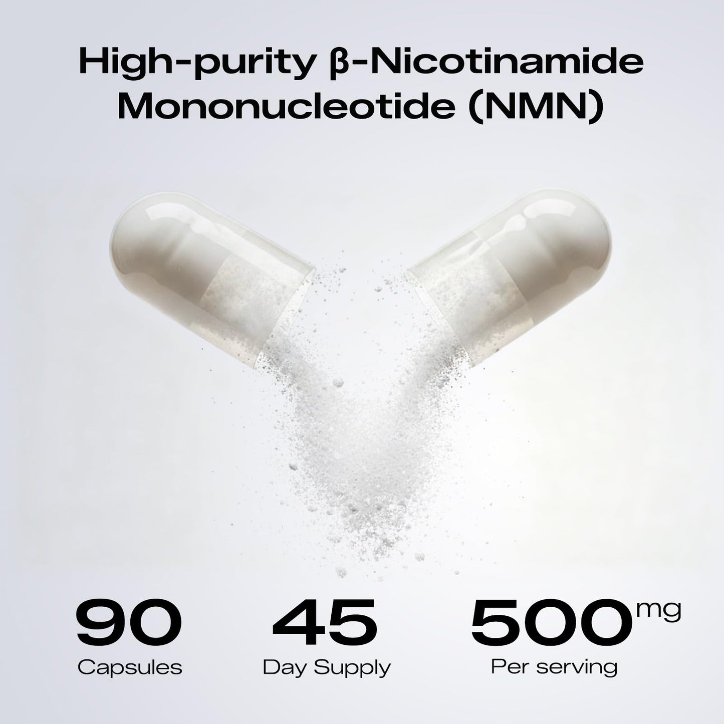 PEPAX NMN Supplement 500mg Capsule, 90 Capsules