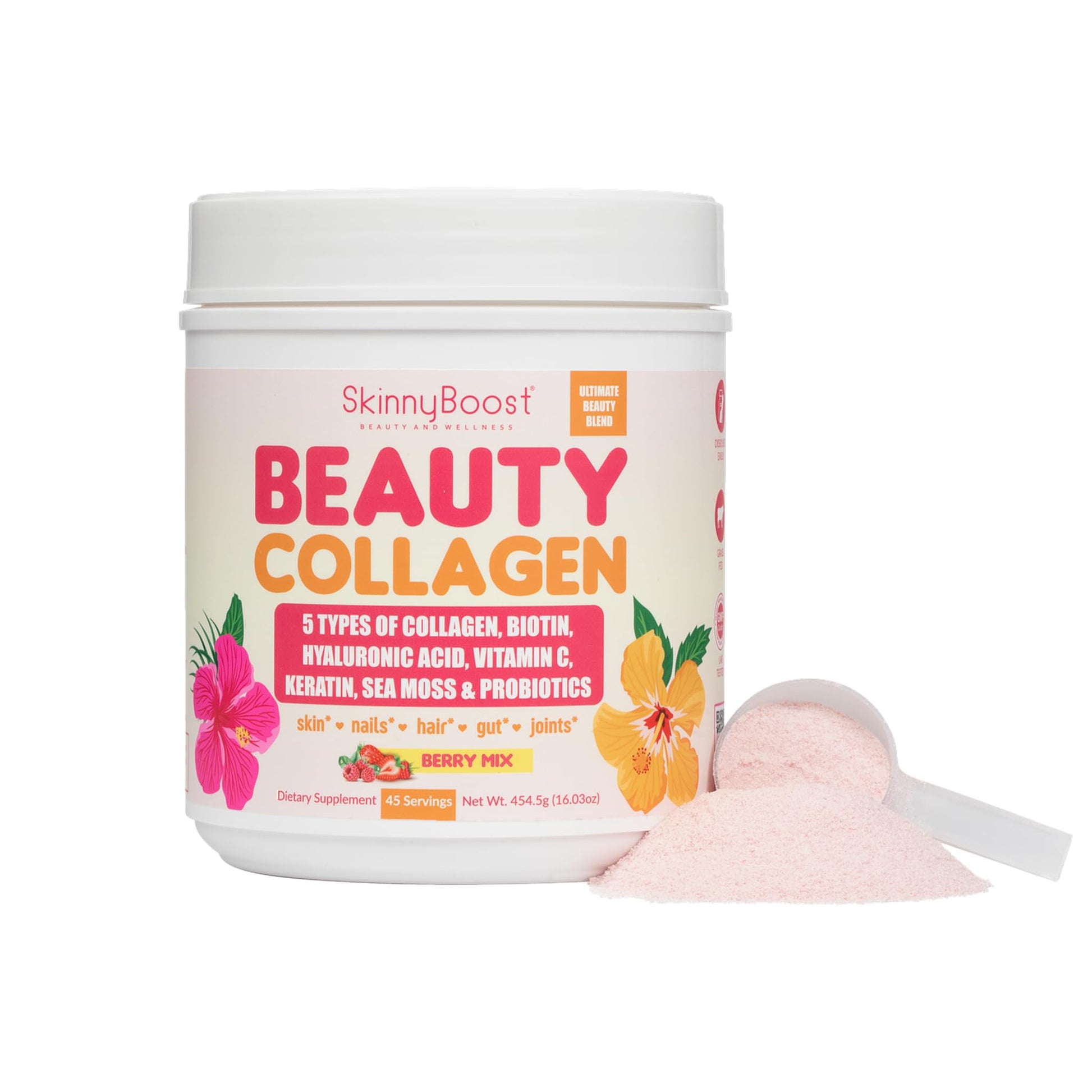 SkinnyBoost Beauty Collagen Powder 1 Pound