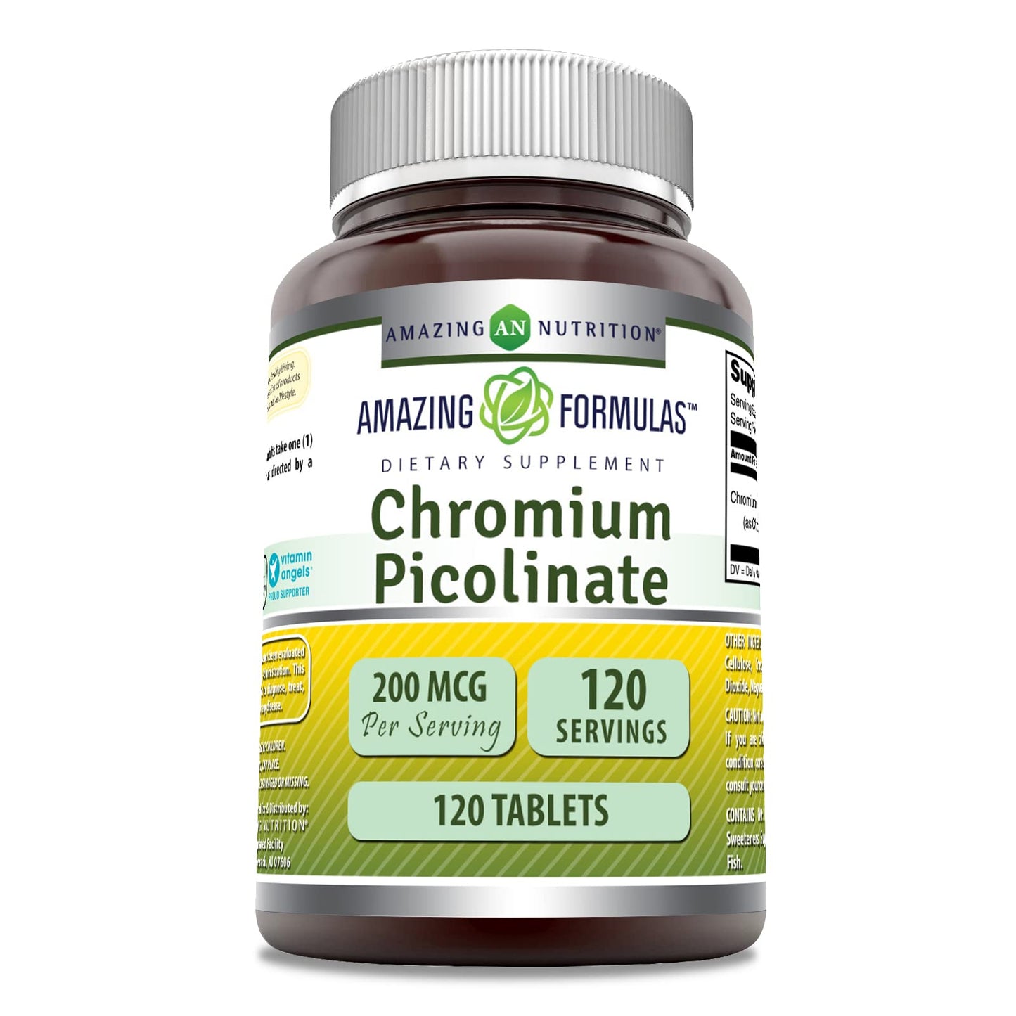 Amazing Nutrition Chromium Picolinate Tablets 120 Count