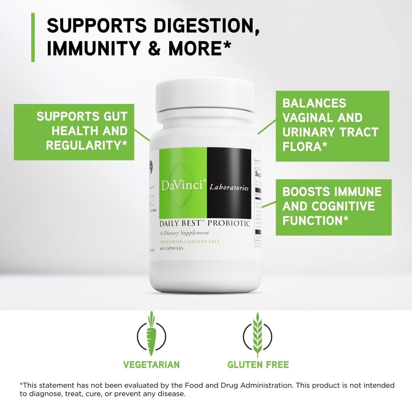 DAVINCI Daily Best Probiotic 60 Capsules