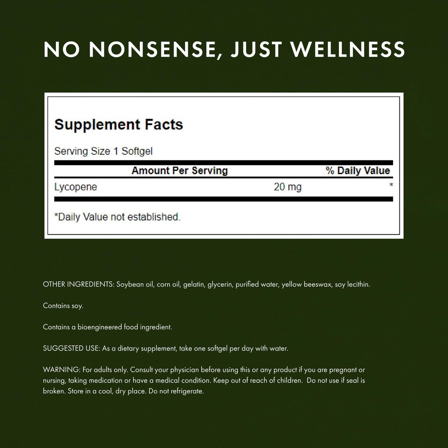 Swanson Lycopene Prostate and Heart Health Antioxidant Supplement for Men Over 40 Softgels 180