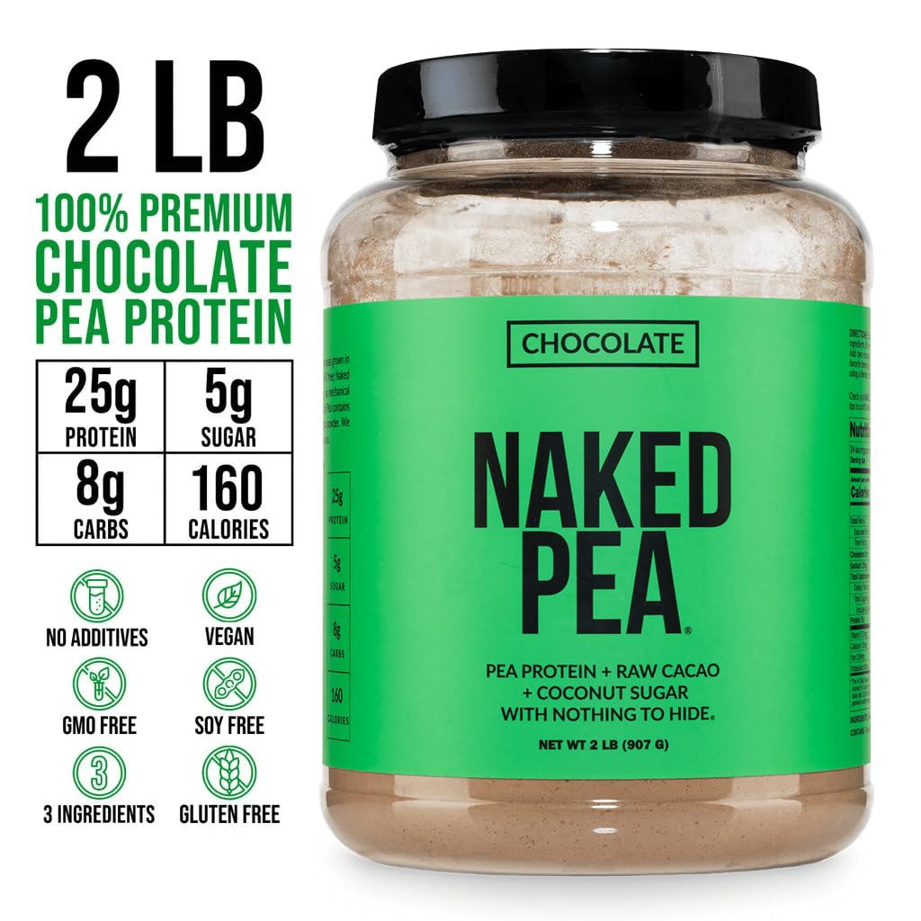NAKED Chocolate Pea Protein Isolate Powder 32 Servings