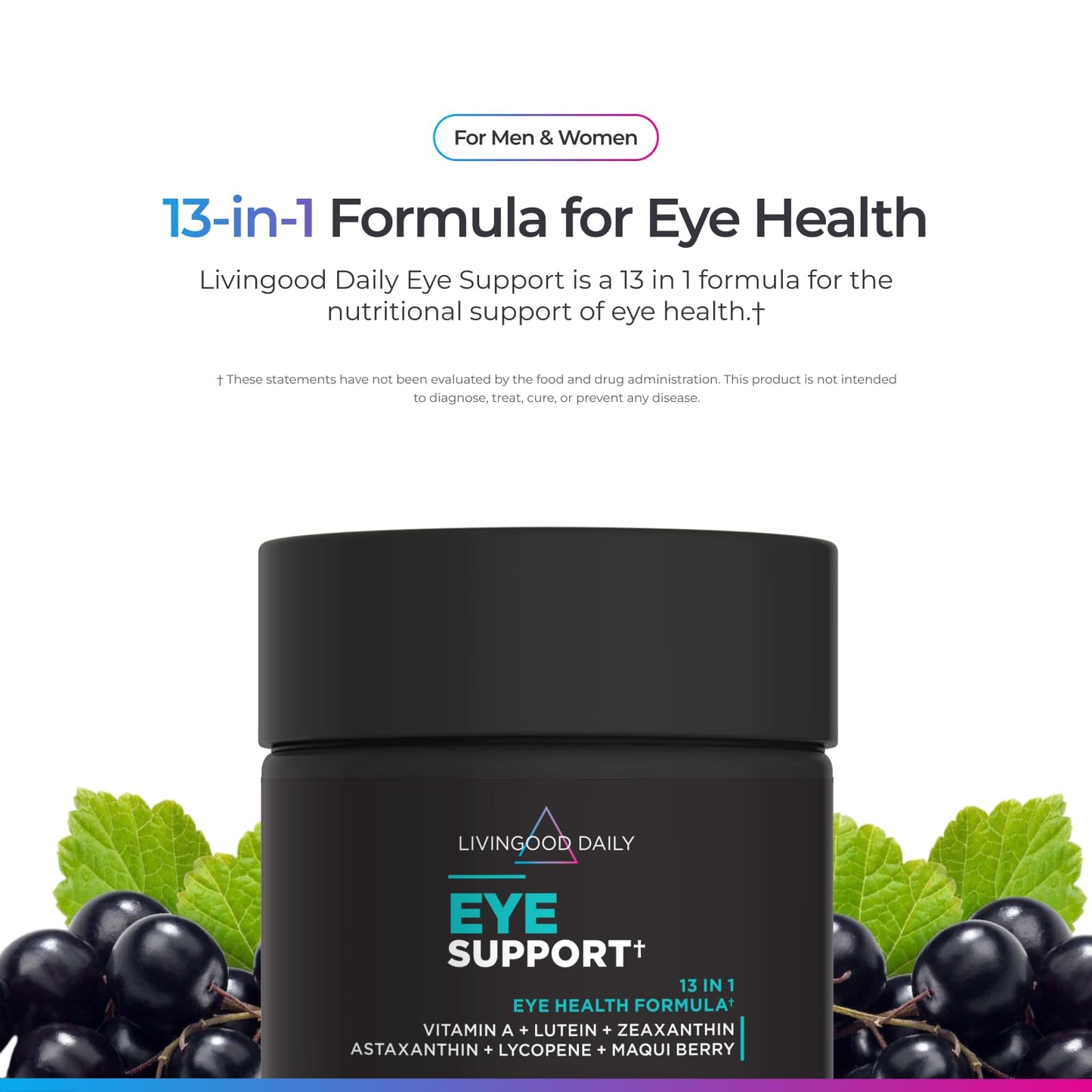 Livingood Daily Eye Support Capsule, 60 Capsules