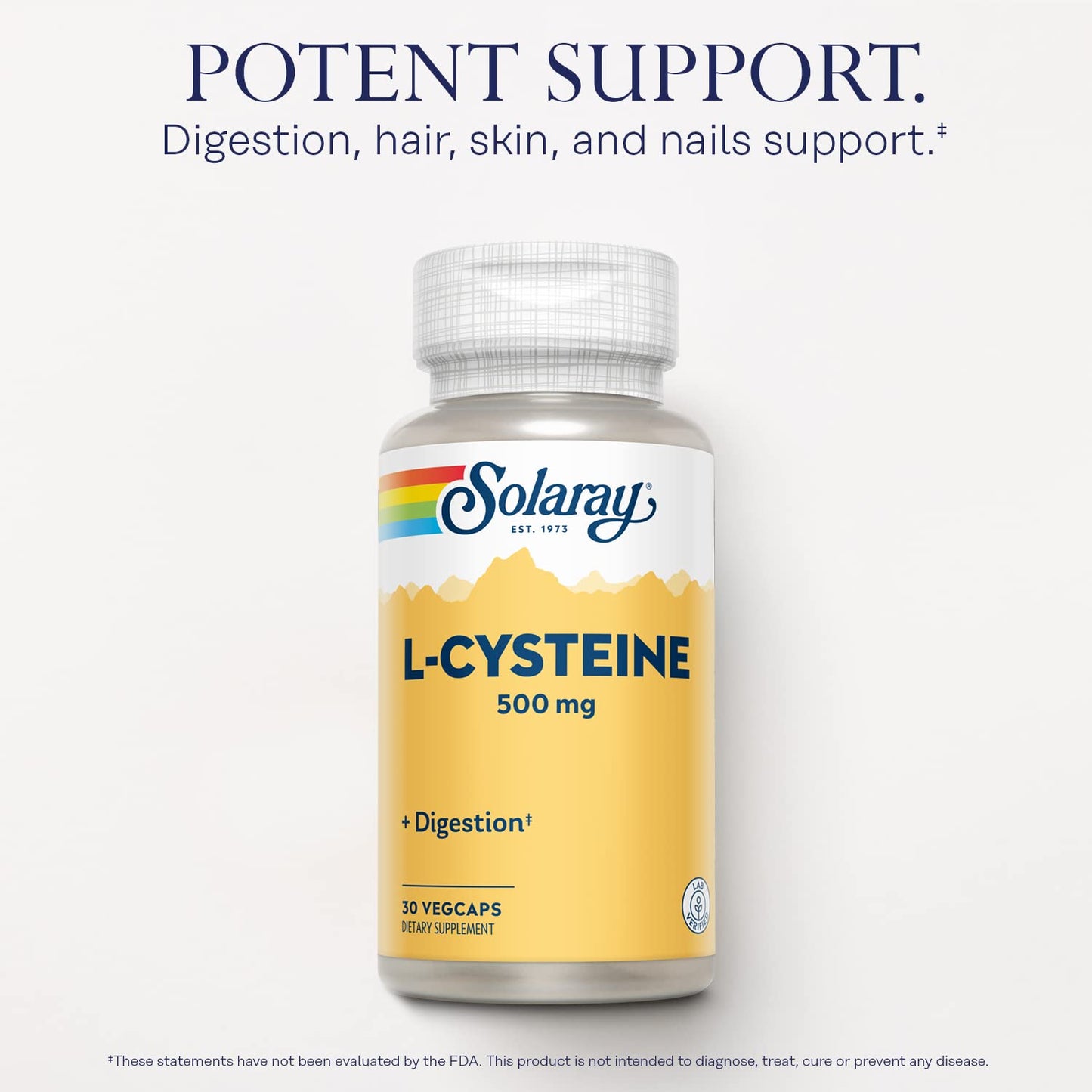 Solaray L-Cysteine 500 mg Capsule 30 Count