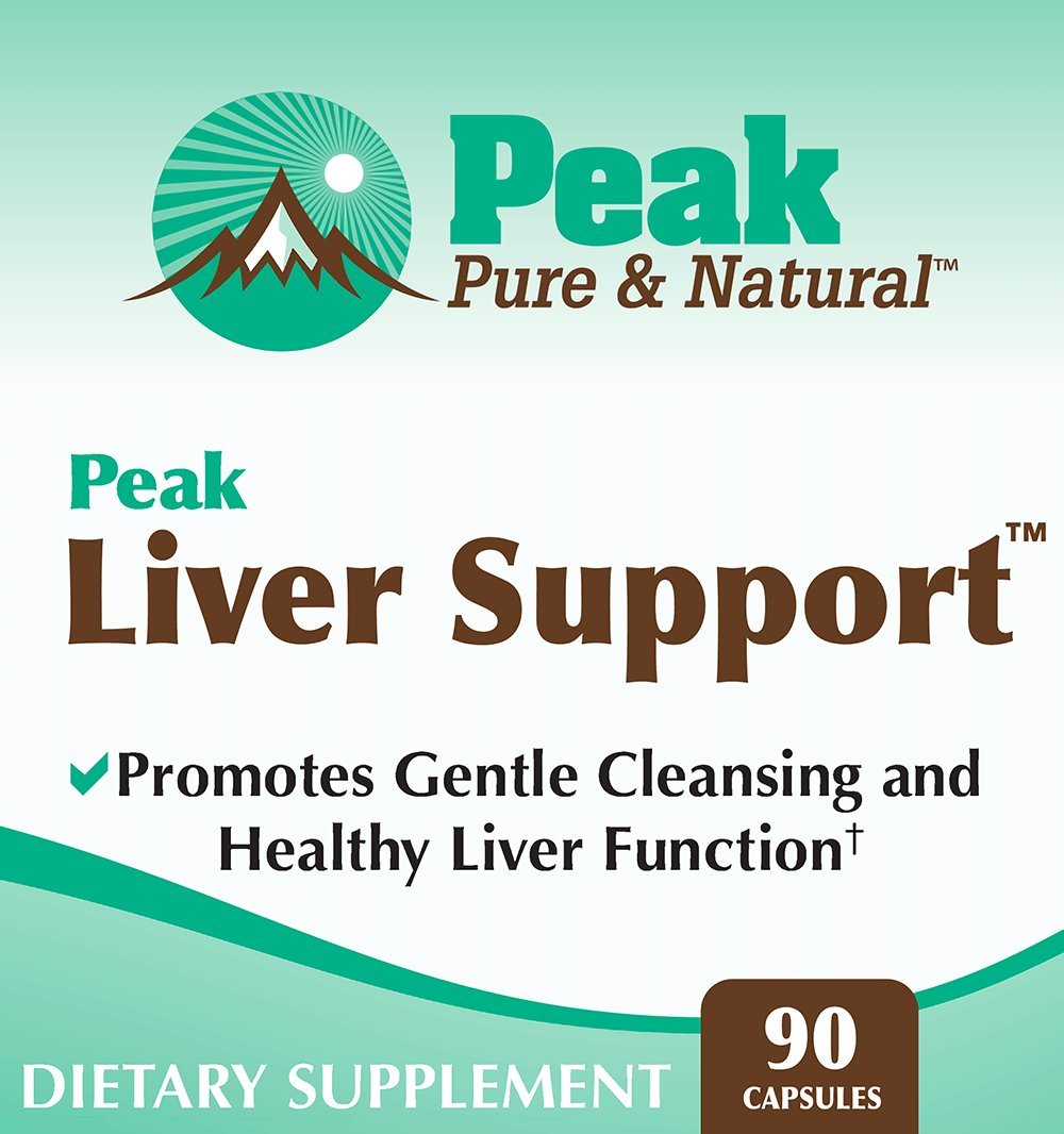Peak Pure & Natural Milk Thistle Based Liver Support Supplement Capsule 90 Count