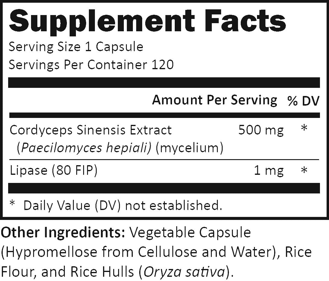 R-Garden Cordyceps capsules 120