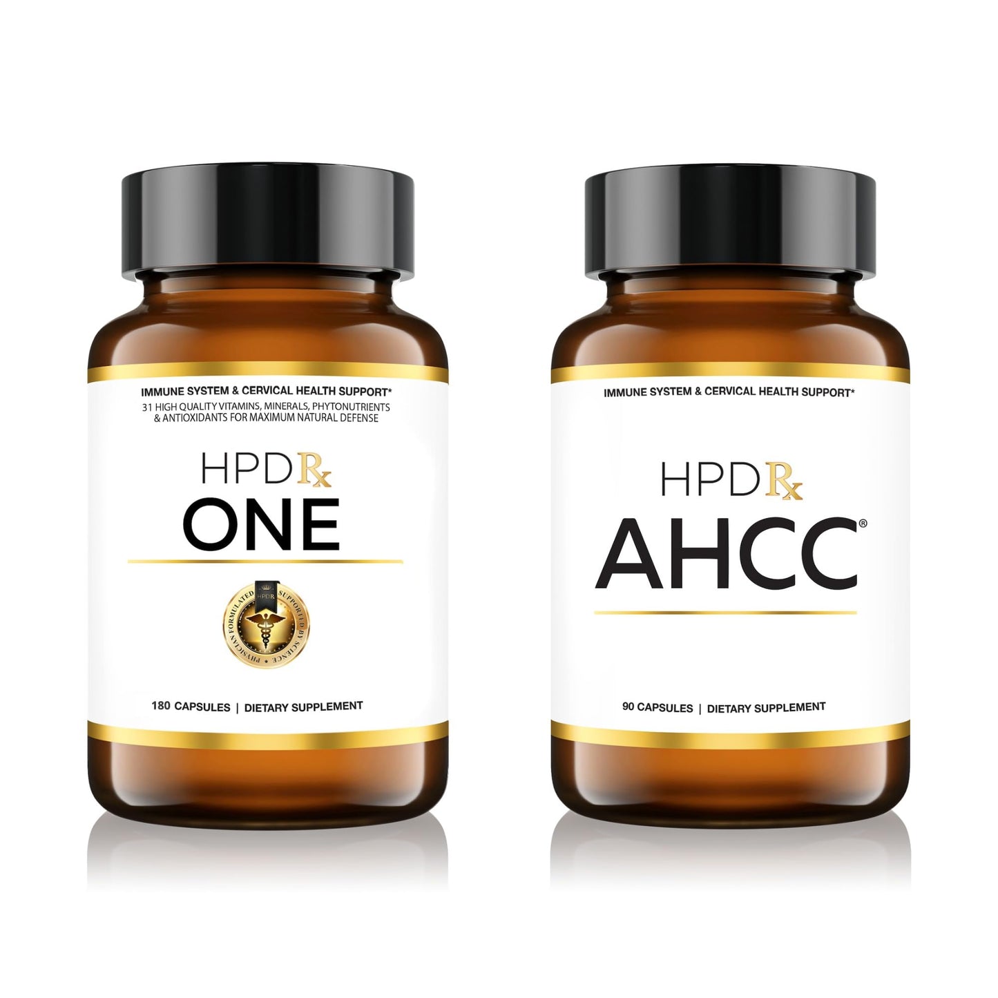 HPD Rx Performance Bundle AHCC & ONE Multivitamin Capsules 150