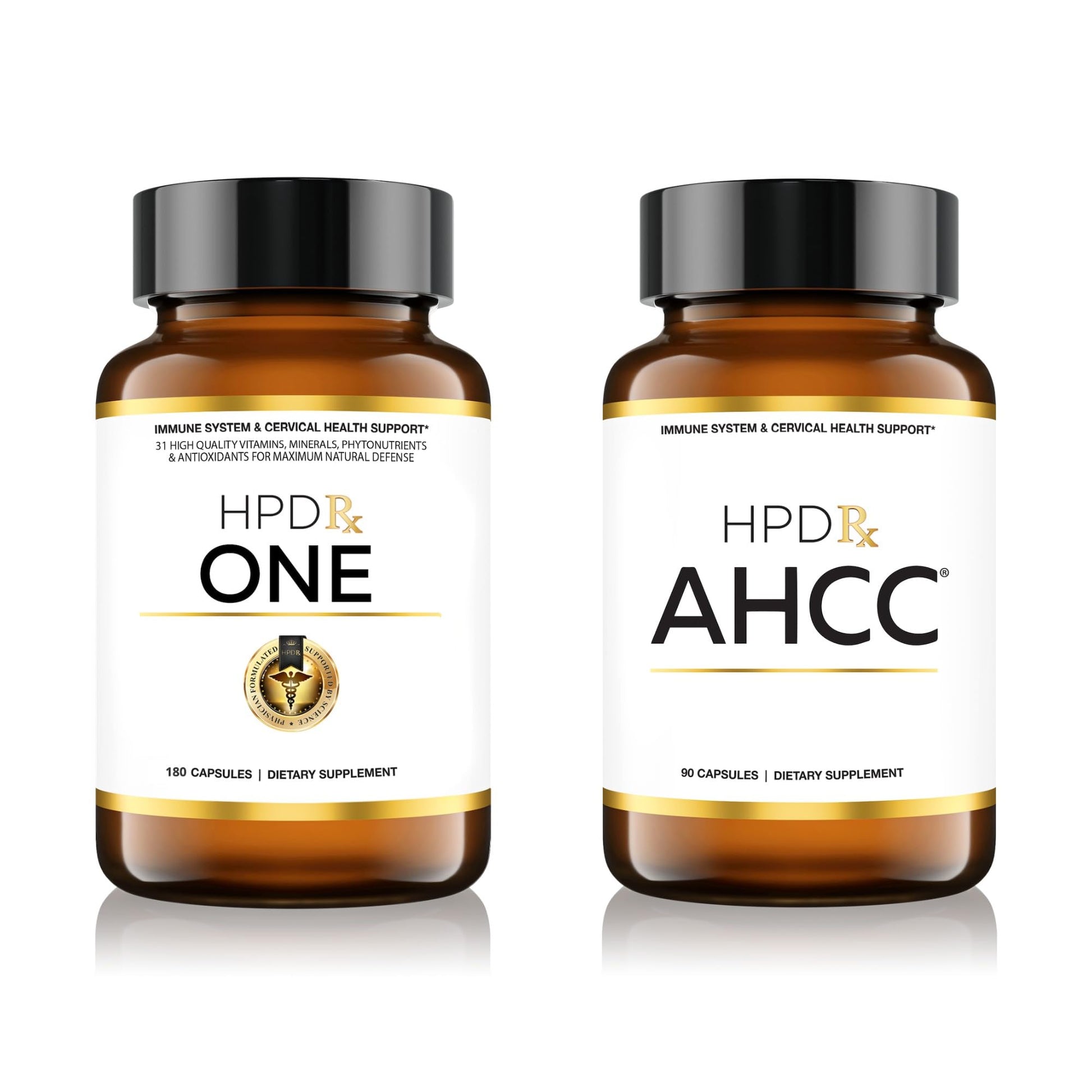 HPD Rx Performance Bundle AHCC & ONE Multivitamin Capsules 150